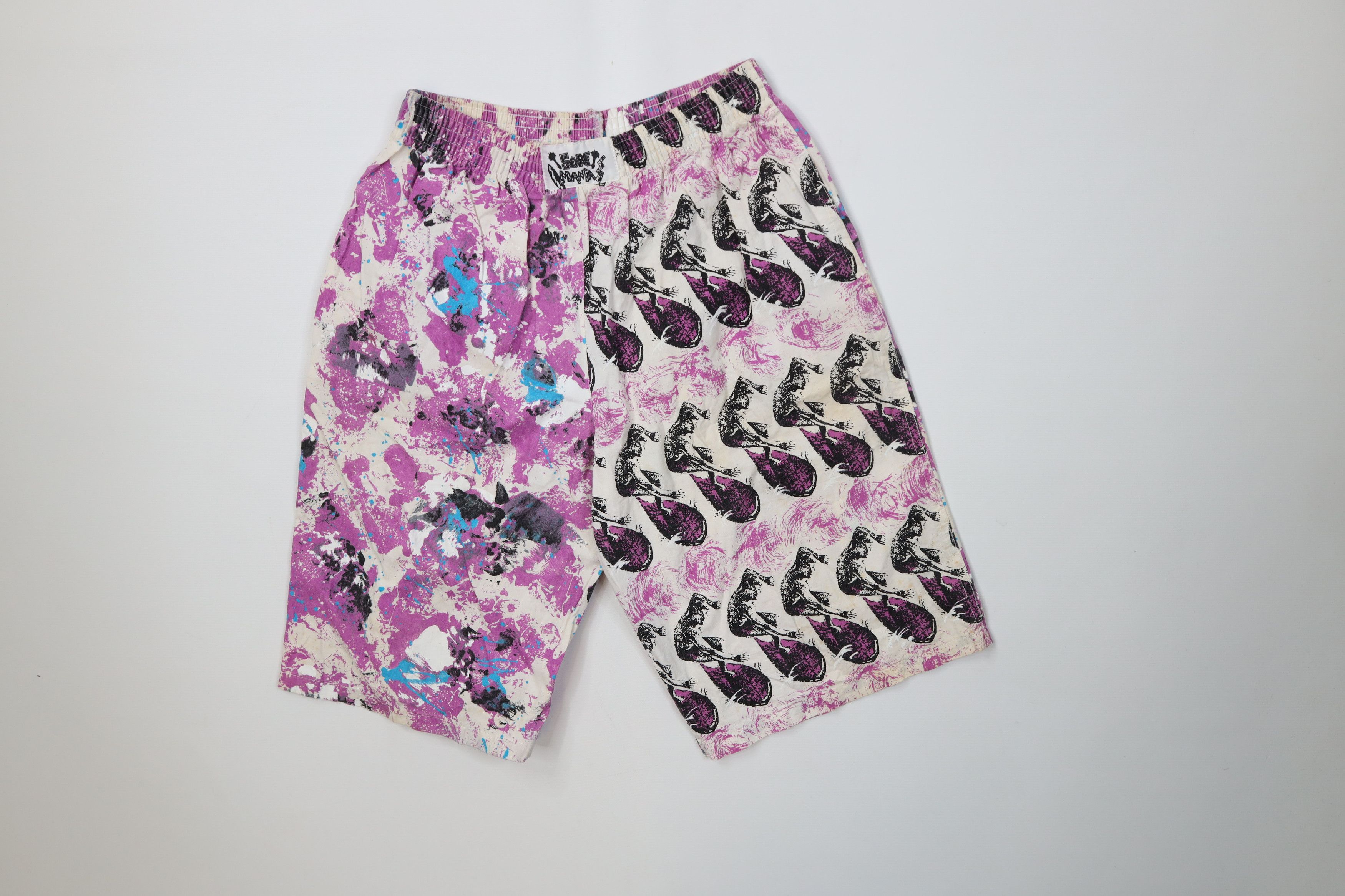 Vintage Vintage 90s Streetwear Surf All Over Print Shorts Cotton Size US 30 / EU 46 - 1 Thumbnail