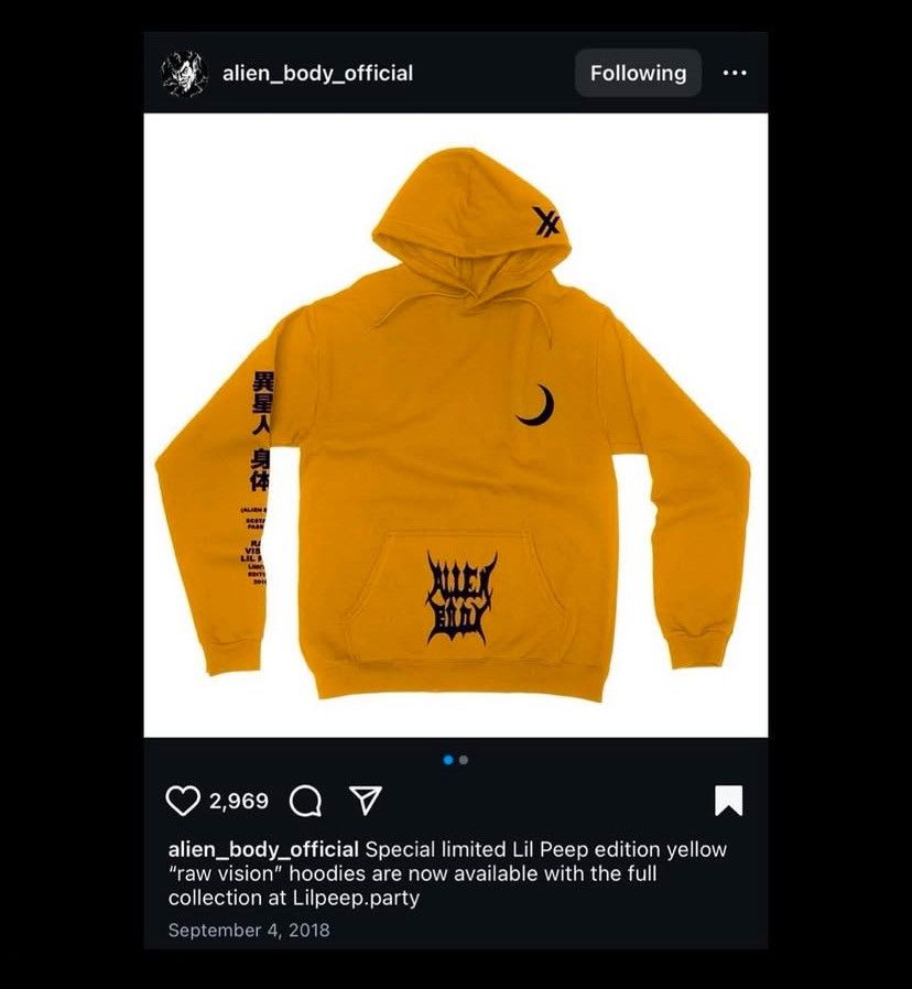 Lil Peep *2018* Lil Peep edition “Raw Vision” hoodie Size US M / EU 48-50 / 2 - 9 Thumbnail