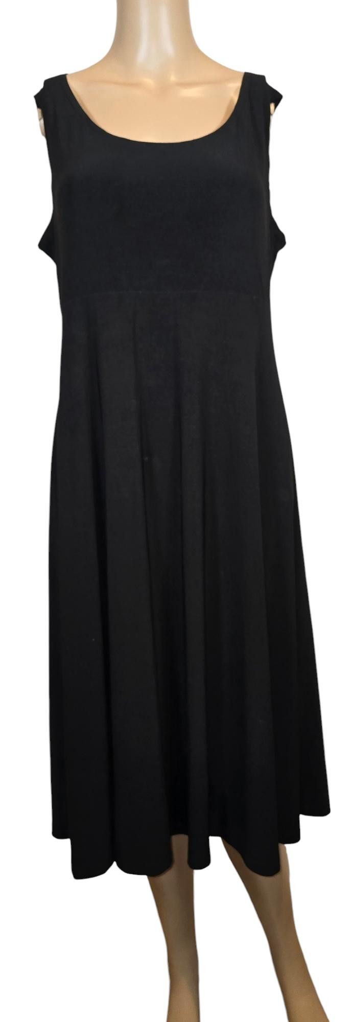 Designer Madison Leigh Women's Black Tank Dress, Size M Size M / US 6-8 / IT 42-44 - 1 Thumbnail