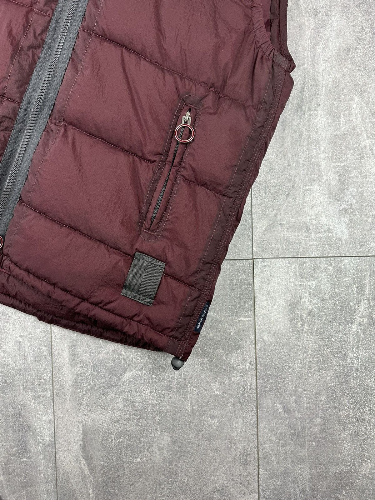 Emporio Armani Armani Jeans Luxury Burgundy Light Vest Size US L / EU 52-54 / 3 - 4 Thumbnail