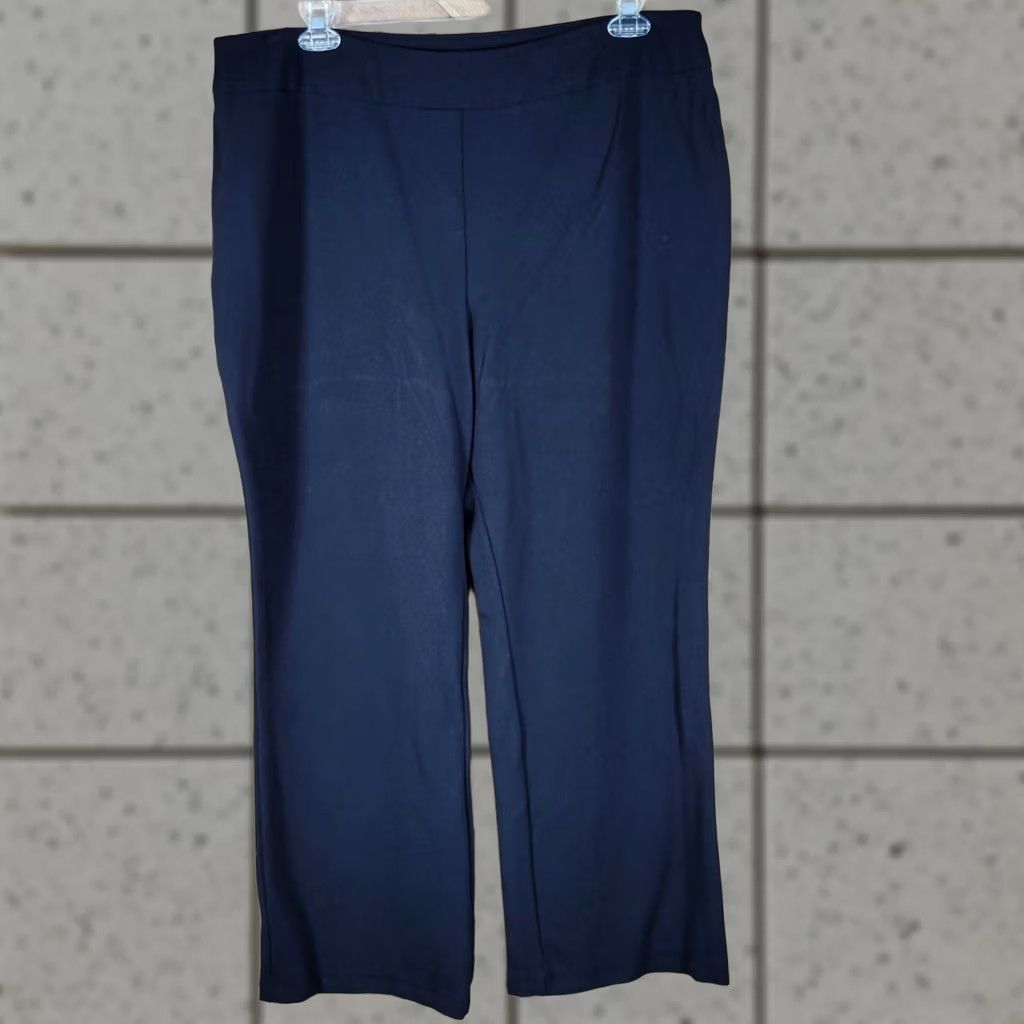 Jones New York Jones New York Pants Womens Plus Size 2X Black Career Work Wear Size 40" / US 18 - 1 Thumbnail