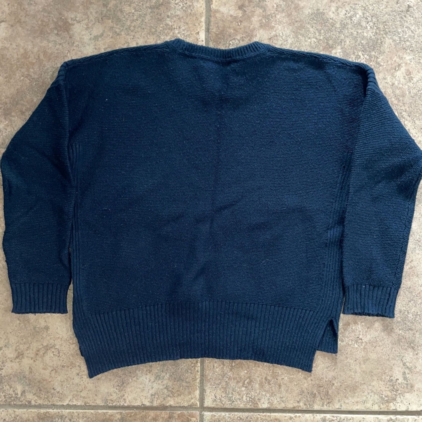 Madewell Madewell Blue Crew Neck Sweater Womens S Size S / US 4 / IT 40 - 4 Thumbnail