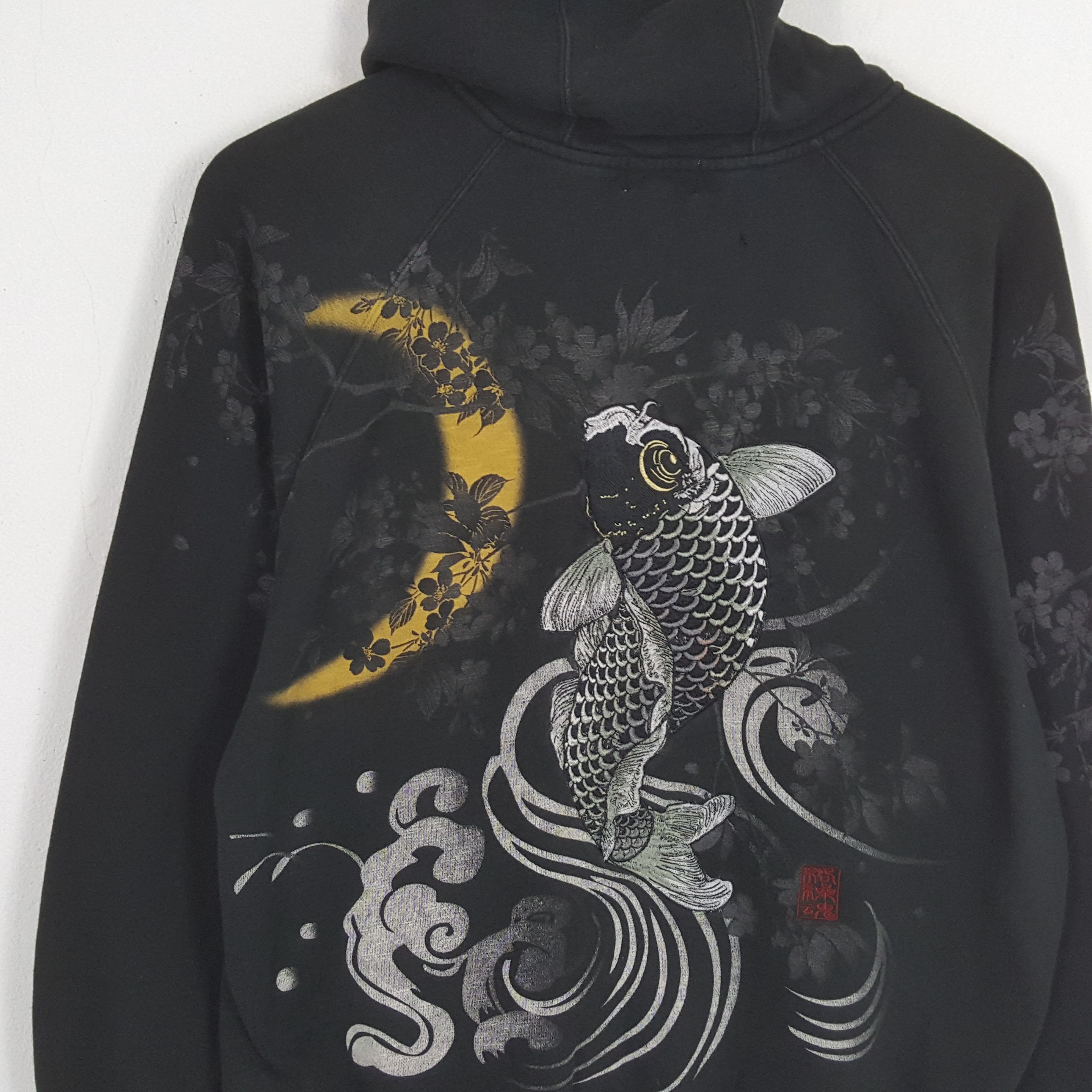 Japanese Brand × Vintage KARAKURI TAMASHI SUKAJAN Fashion Style Zipper Hoodies Size US XXL / EU 58 / 5 - 2 Thumbnail