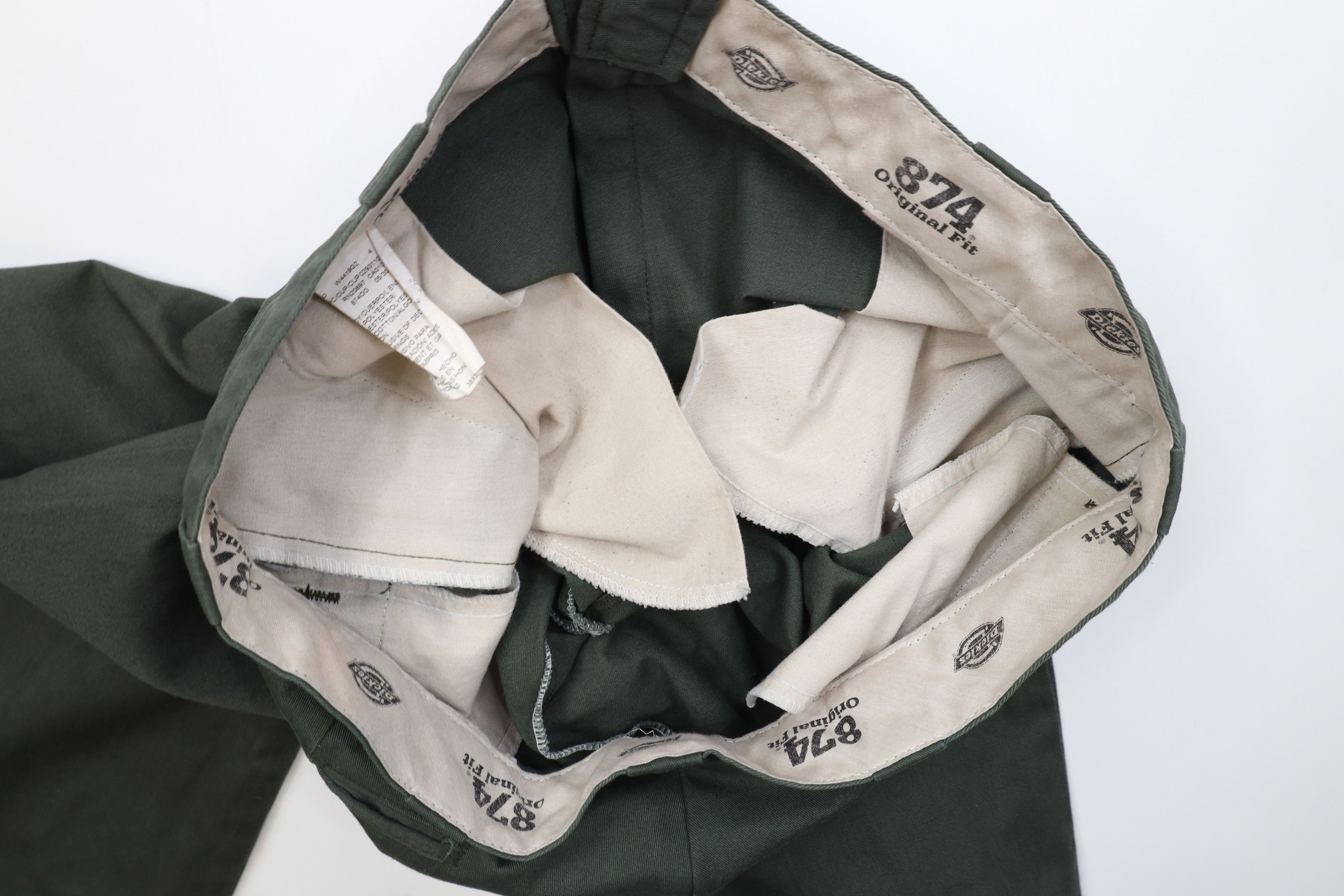 Dickies Vintage Y2K Dickies Wide Leg Dungaree Pants Workwear Green Size US 38 / EU 54 - 9 Thumbnail