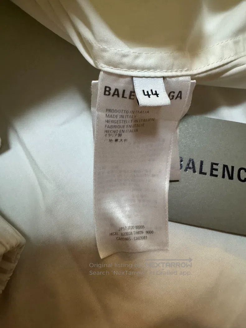 Balenciaga Balenciaga Mastercard White Jacket Size US S / EU 44-46 / 1 - 4 Thumbnail