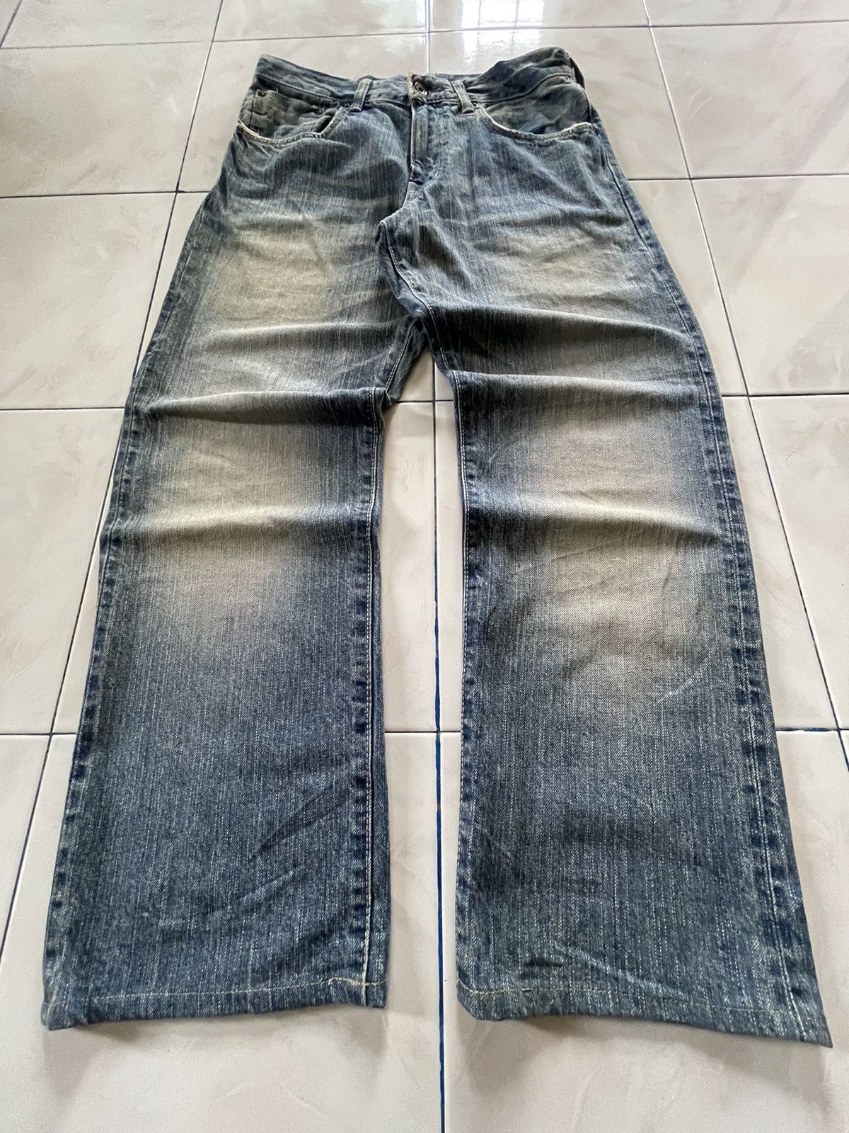 Edwin × Japanese Brand × Vintage Vintage Edwin 505 Z Baggy Loose Selvedge Jeans Rare Size US 30 / EU 46 - 3 Thumbnail
