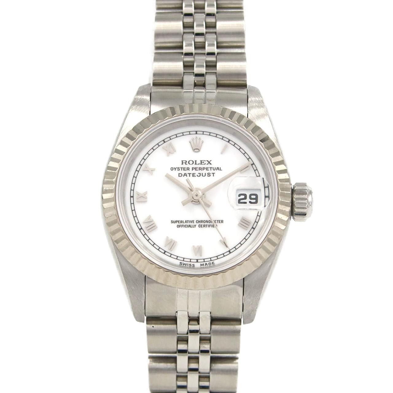 Rolex Rolex Rolex Datejust Stainless Steel White Gold Automatic Metal Automatic 69174 DUTY FREE for USA Size ONE SIZE - 1 Thumbnail