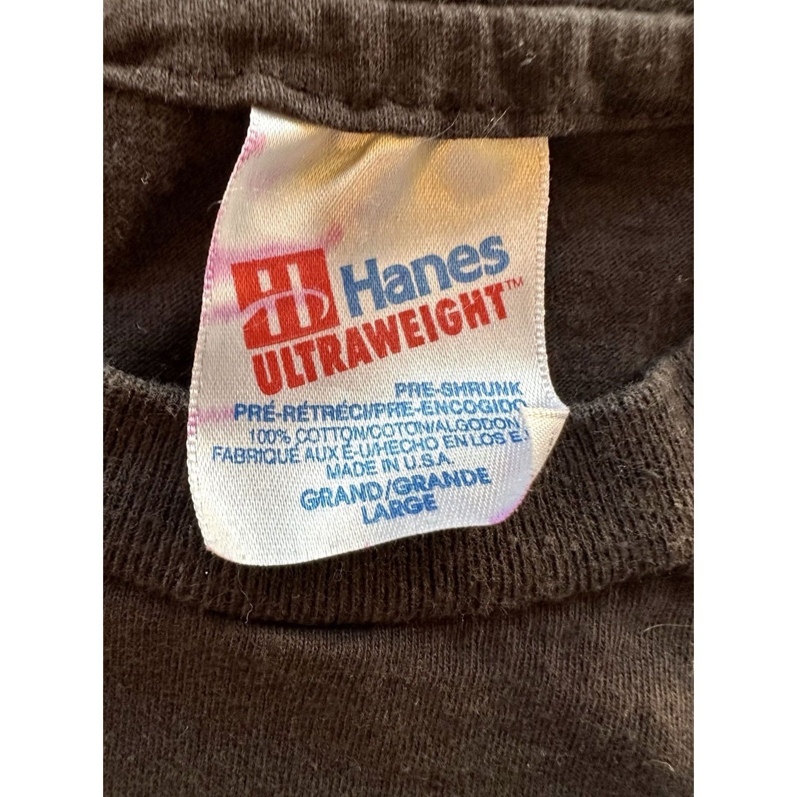 Hanes VINTAGE Elvis Presley Black T Shirt Hanes XL Single Stitch 1990s Band Logo Rock Mens Size US XL / EU 56 / 4 - 5 Thumbnail