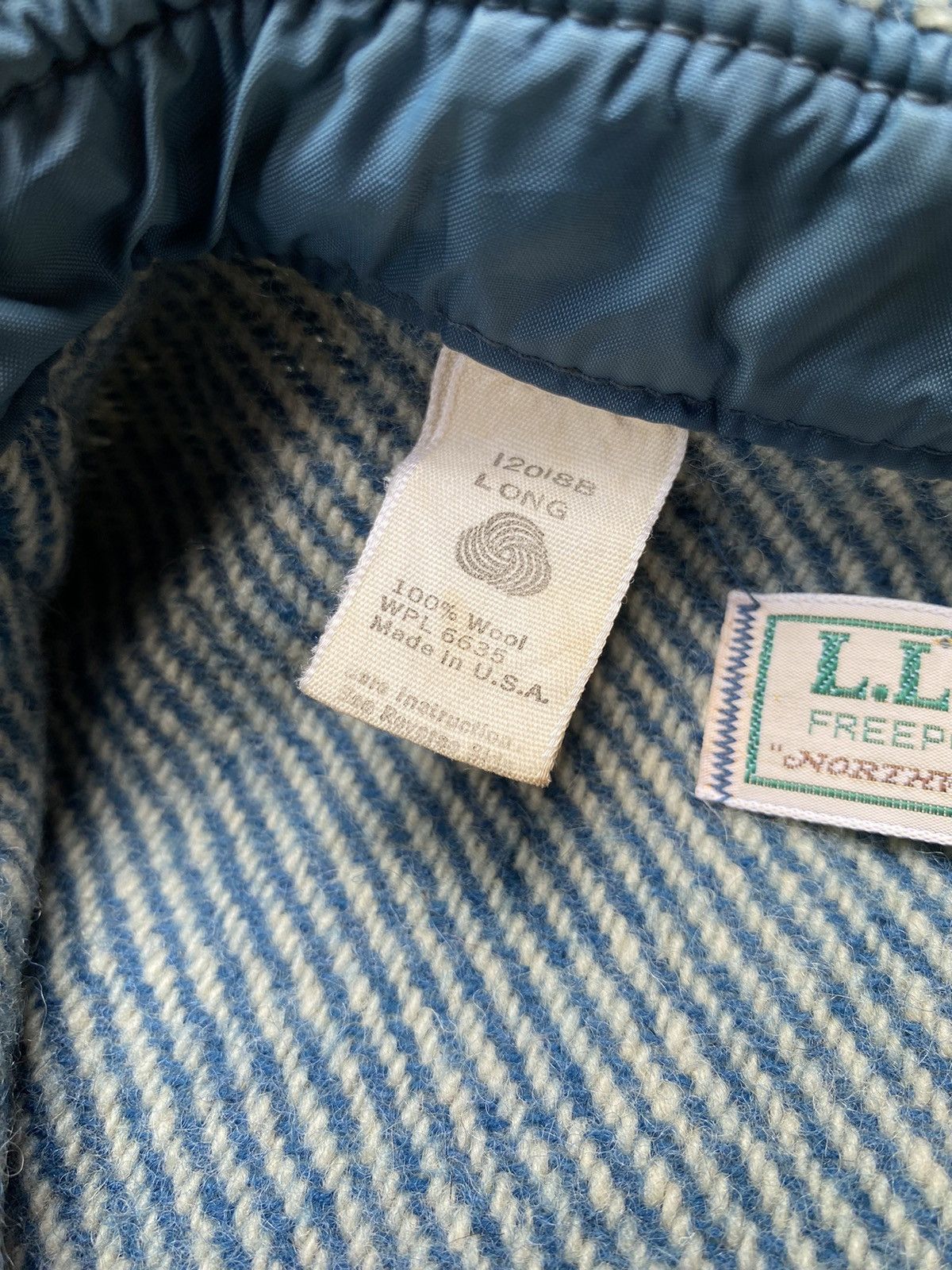 L.L. Bean 80s Ll beam Wool Over Shirt button up Size US L / EU 52-54 / 3 - 4 Thumbnail