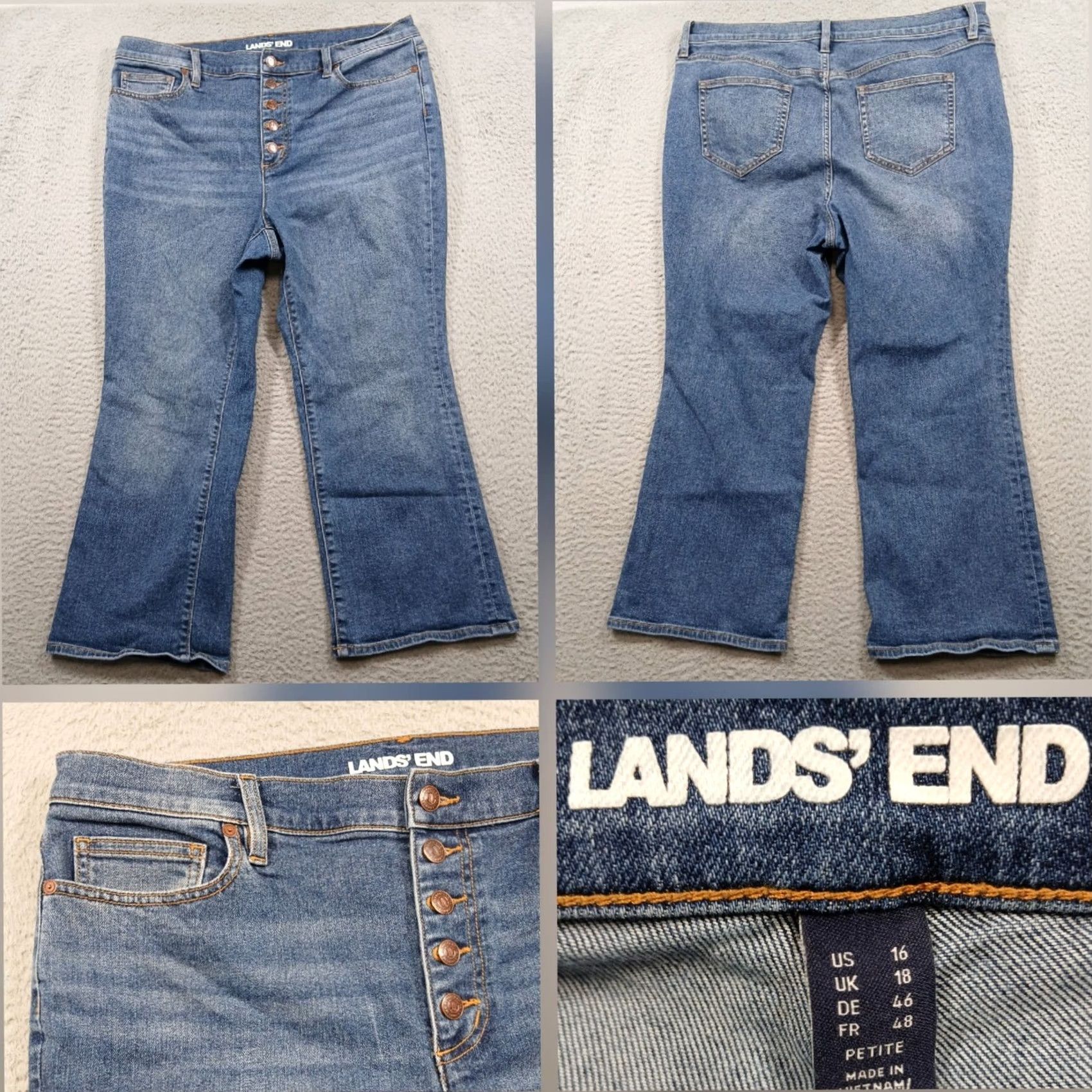 Lands' End VINTAGE Lands' End Jeans Size 38" / US 16 / IT 52 - 2 Thumbnail