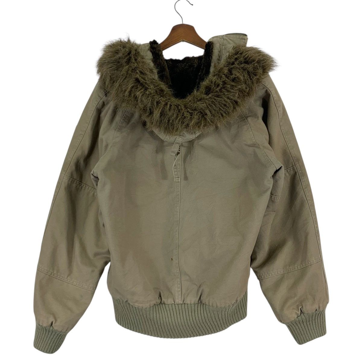 Japanese Brand × Oshkosh × Vintage Vintage Oshkosh Fur Hooded Jacket Size US M / EU 48-50 / 2 - 16 Thumbnail