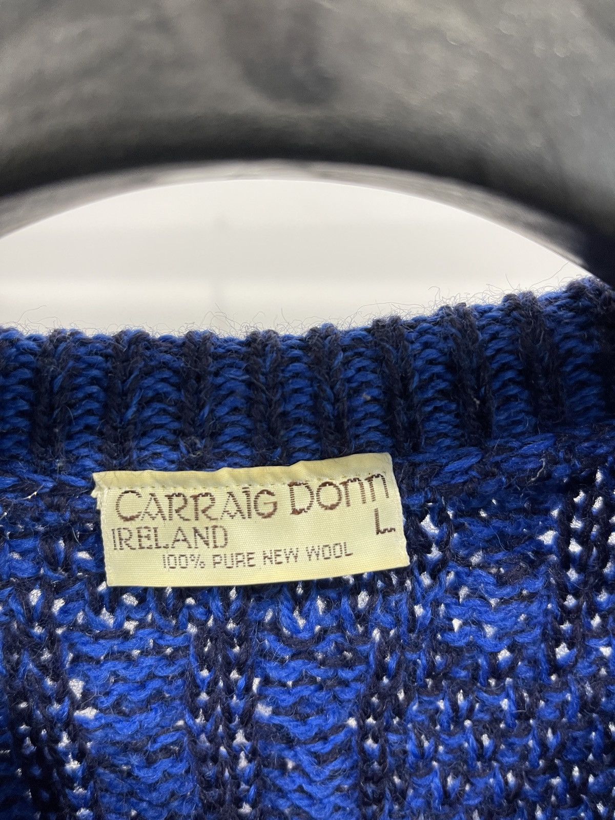 Carraig Donn Vintage Carraig Donn 100% Pure New Wool Sweater Ireland L Size US L / EU 52-54 / 3 - 7 Thumbnail