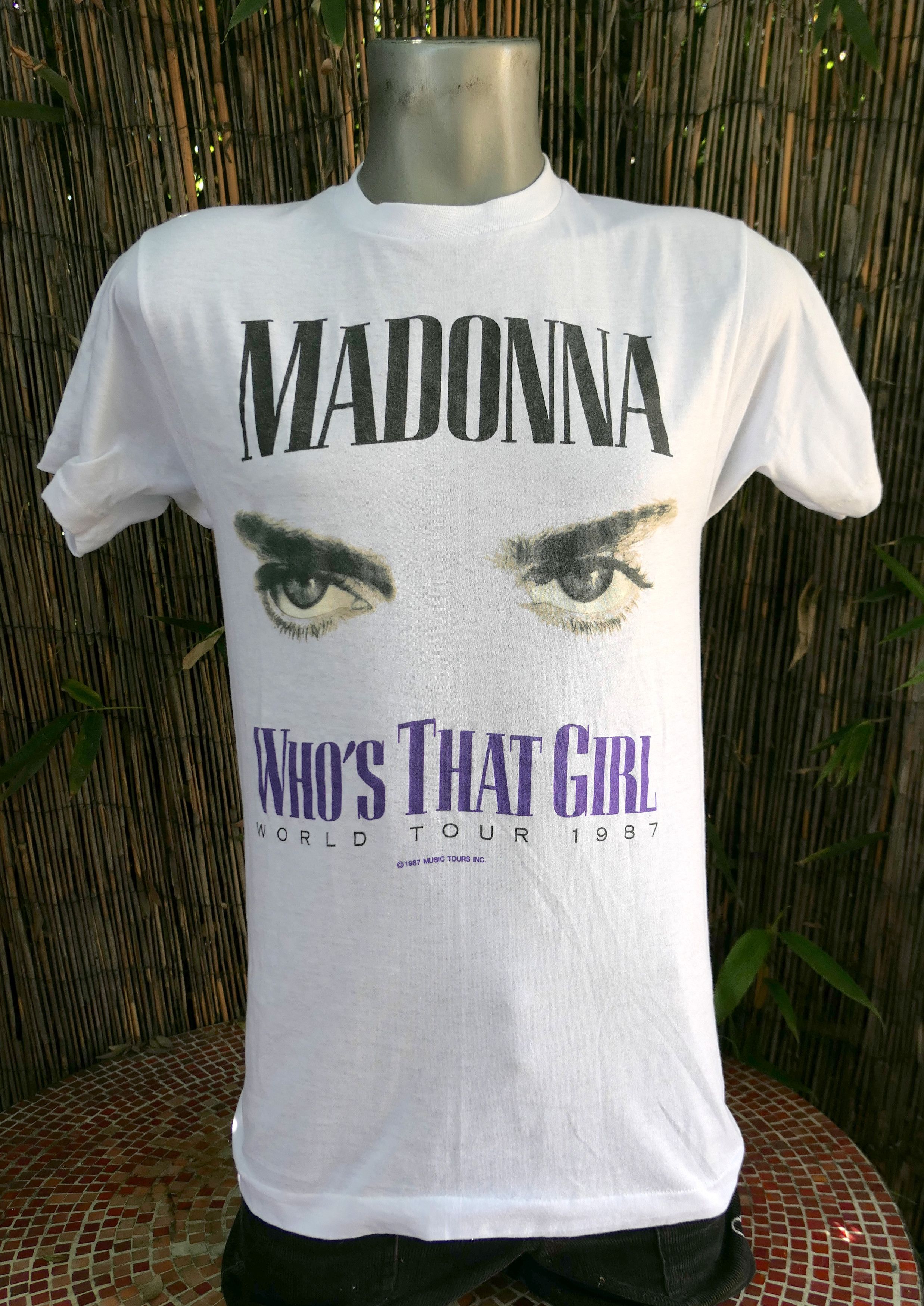 Vintage Vintage 1987 Madonna Who's That Girl World Tour T Shirt M Size US M / EU 48-50 / 2 - 1 Thumbnail