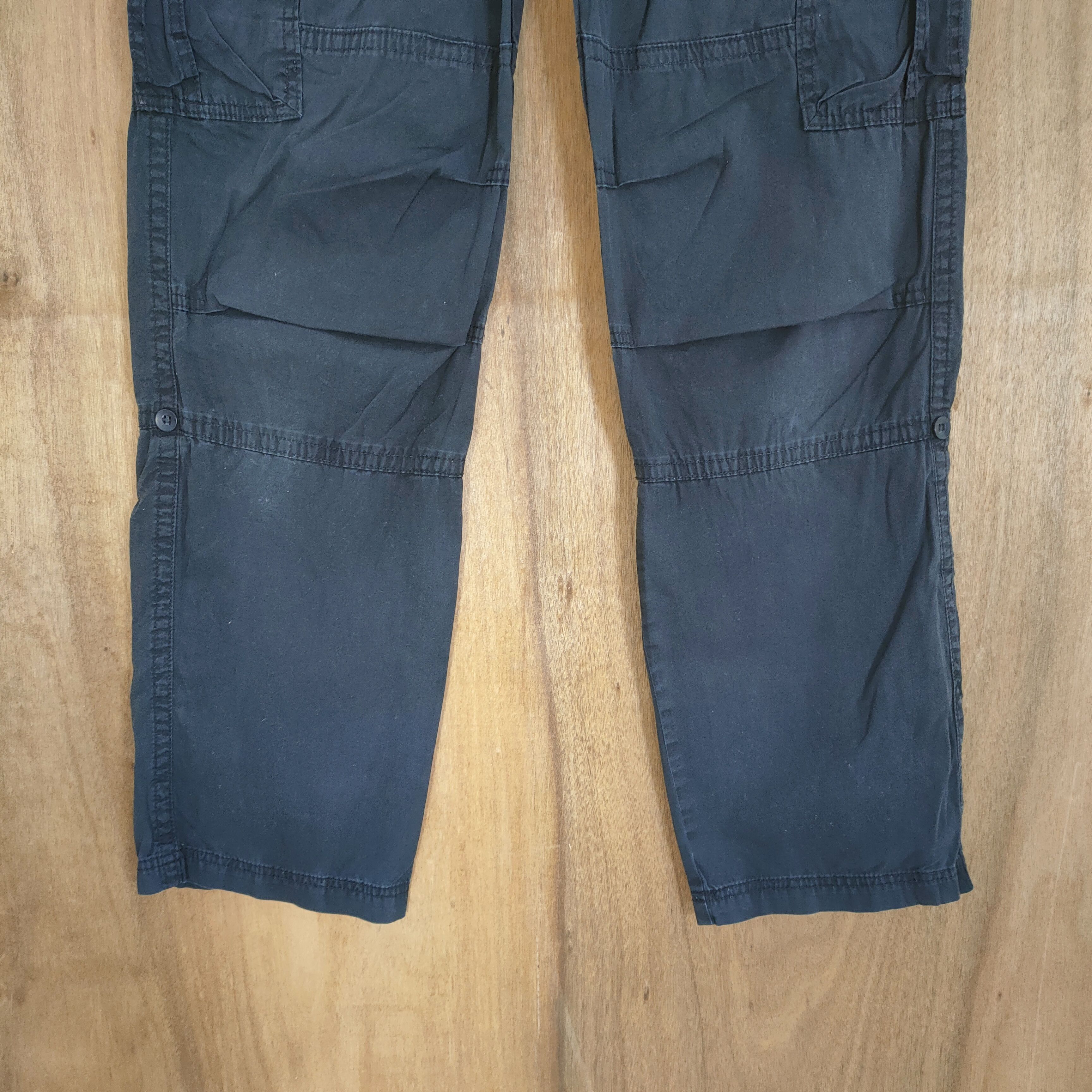 Japanese Brand JAPANESE BRAND FADED BLACK CARGO PANTS Size US 26 / EU 42 - 3 Thumbnail