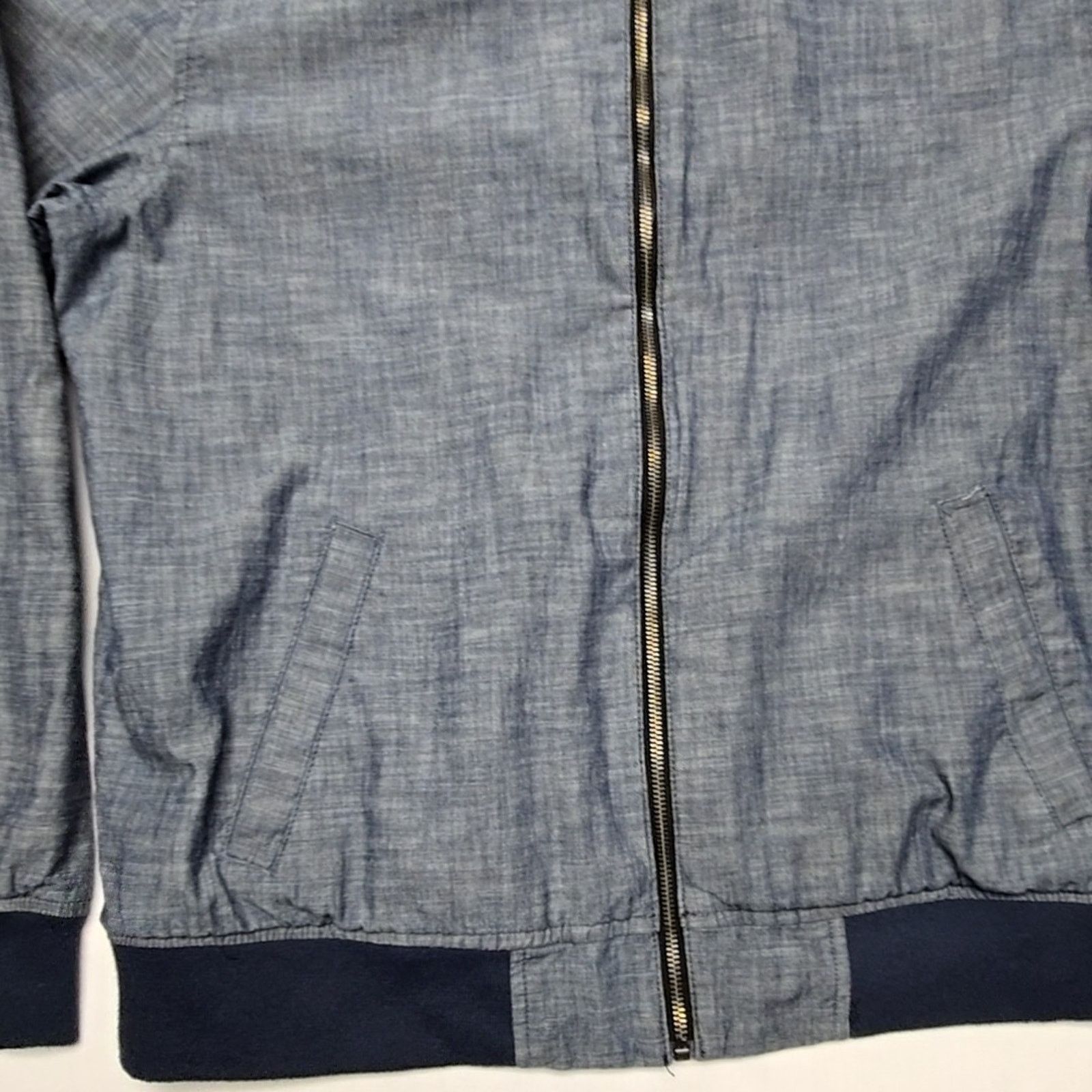 Old Navy Old Navy Mens Bomber Jacket Reversible Blue Black XL Casual Size US XL / EU 56 / 4 - 2 Thumbnail