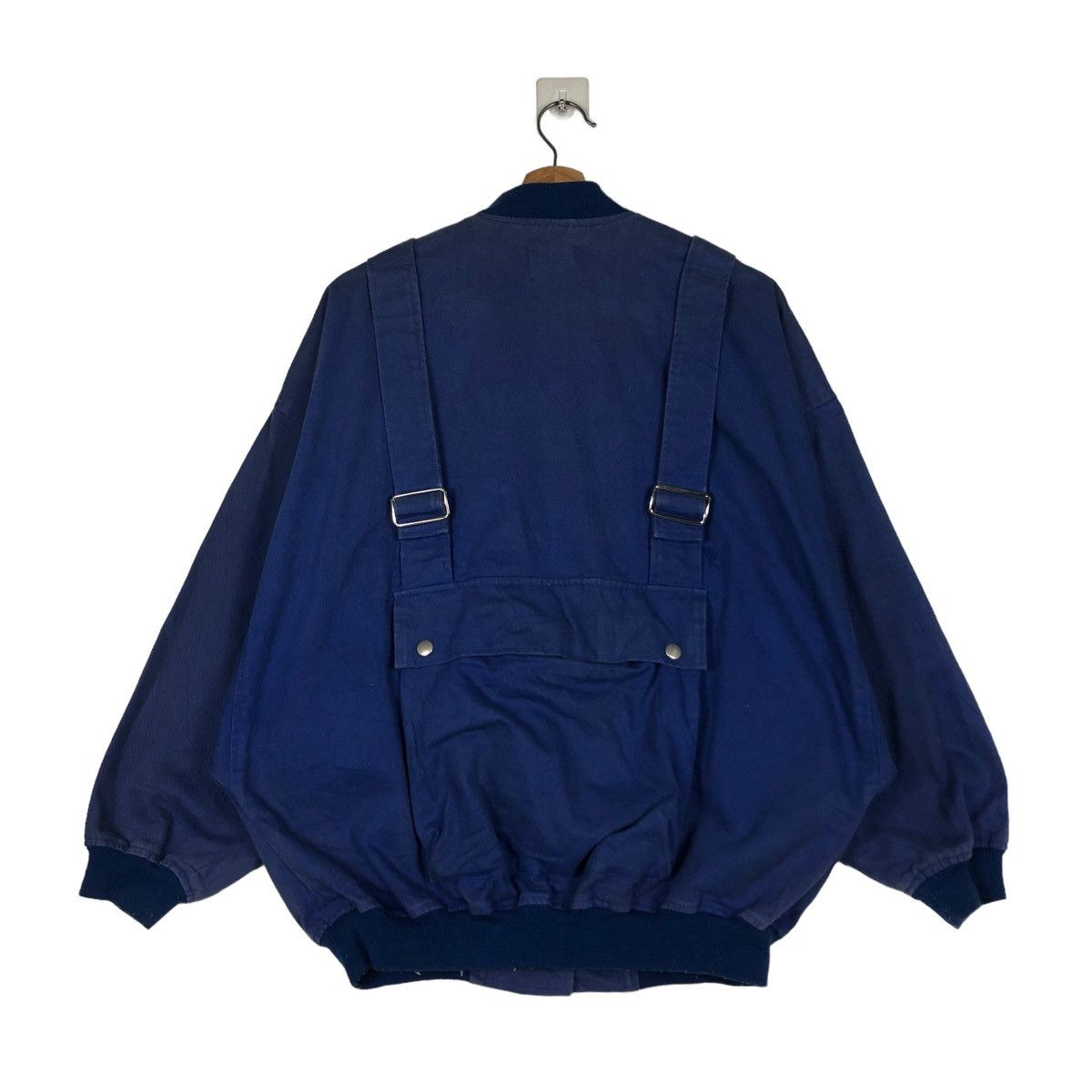 Japanese Brand 🔥VINTAGE PARACHUTE BONDAGE BIKER BOMBER JACKET SUNNY HOUSE Size US M / EU 48-50 / 2 - 10 Thumbnail