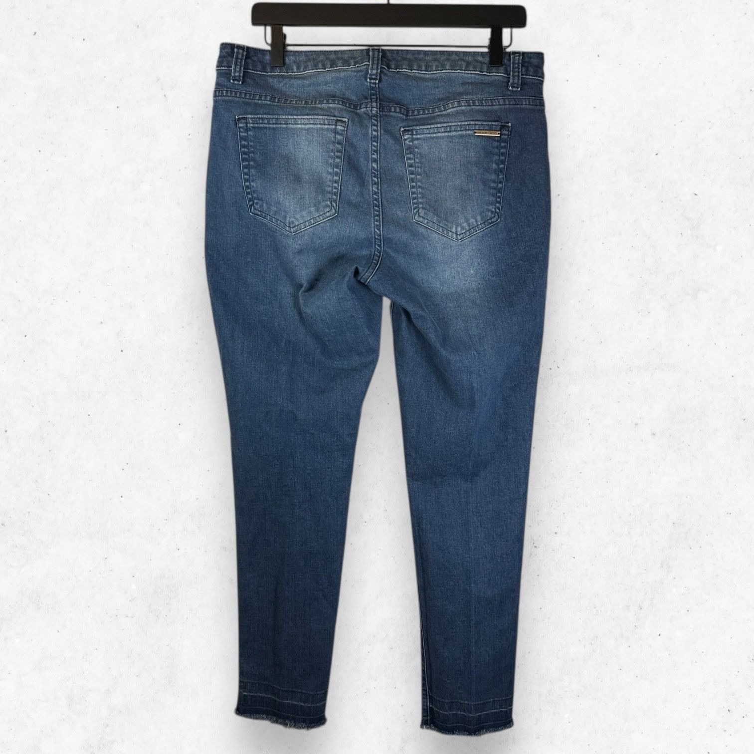 Michael Kors Michael Kors Izzy Skinny Jeans Women's Size 10 Raw Hem Size 32" / US 10 / IT 46 - 2 Thumbnail