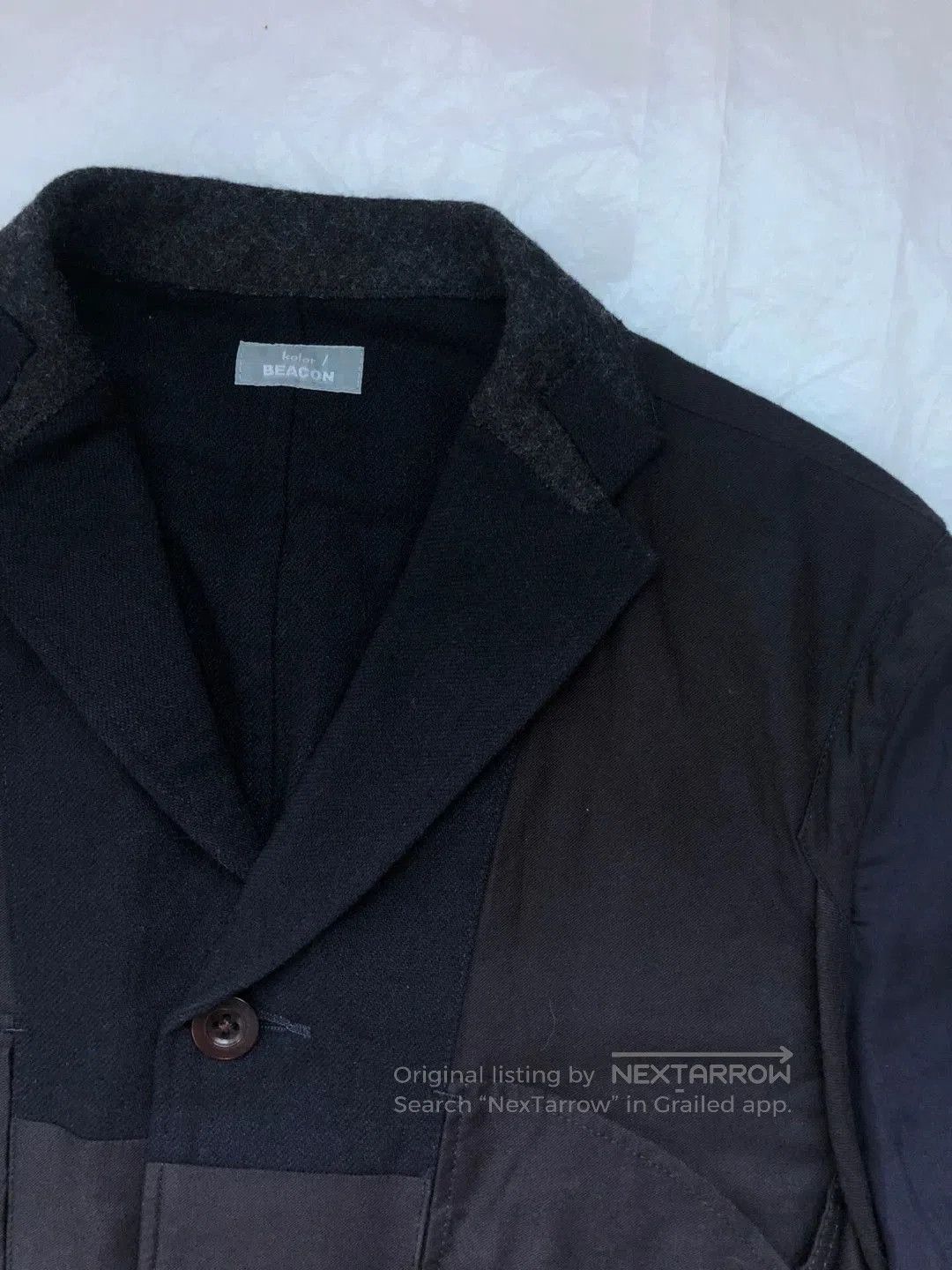 Kolor stylish navy wool jacket by kolor. Size US M / EU 48-50 / 2 - 2 Thumbnail
