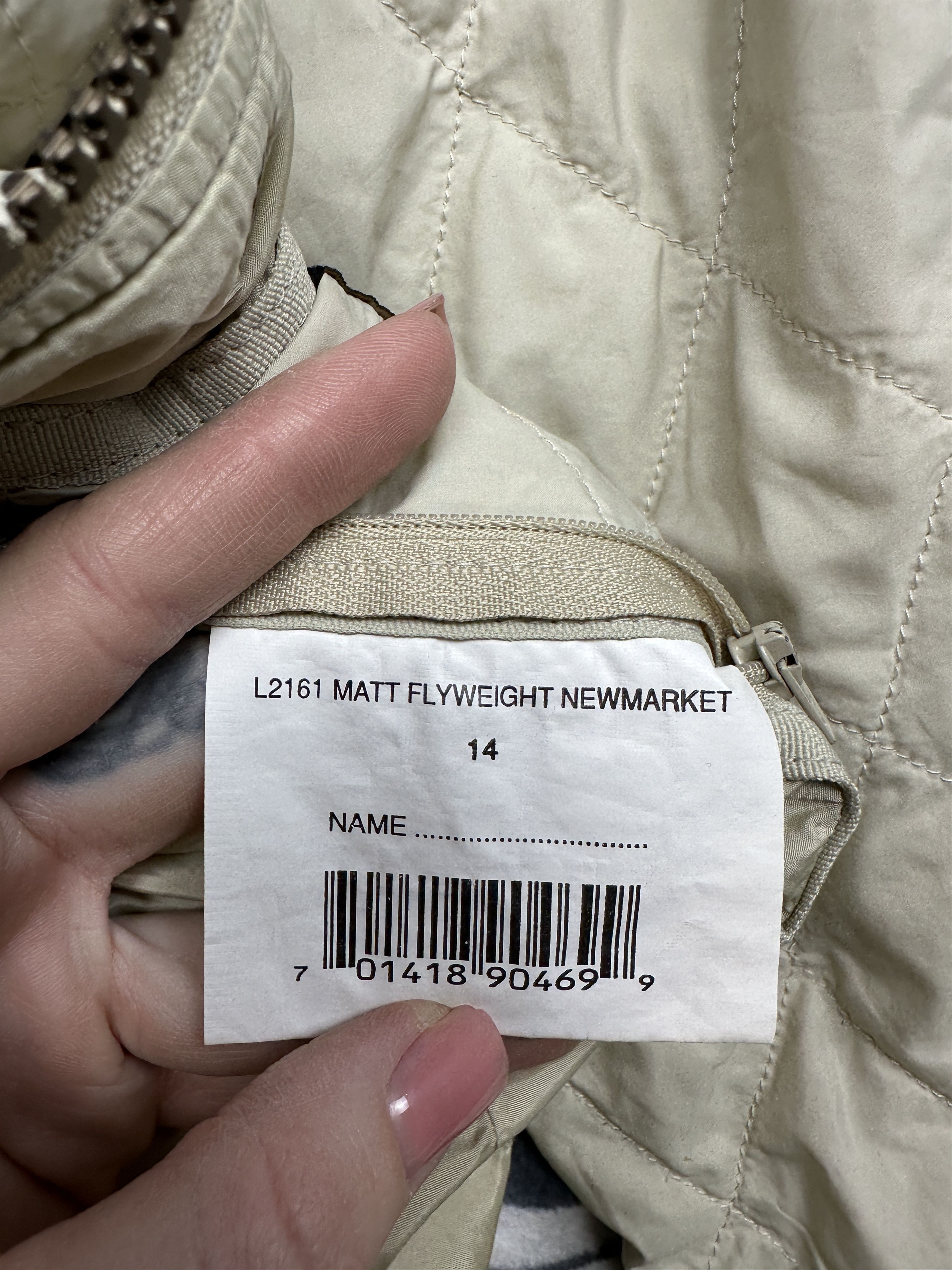 Barbour Barbour Womens Matt Flyweight Newmarket Quilted Jacket Size L / US 10 / IT 46 - 8 Thumbnail