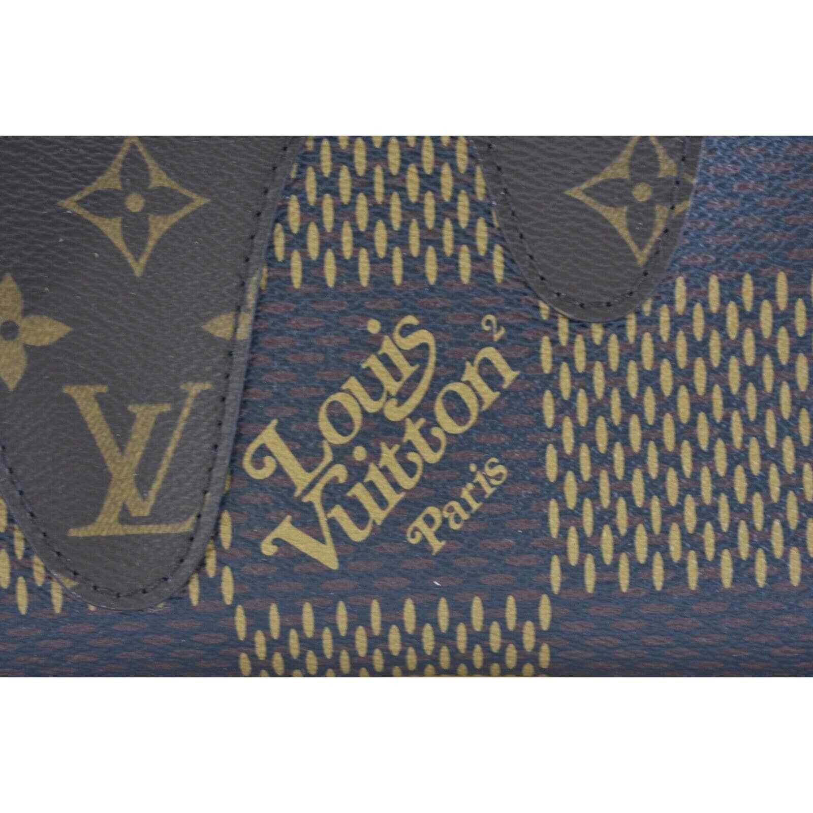 Louis Vuitton Louis Vuitton Nigo Nil Messenger Wave Damier Ebene Drip Bag Size ONE SIZE - 4 Thumbnail
