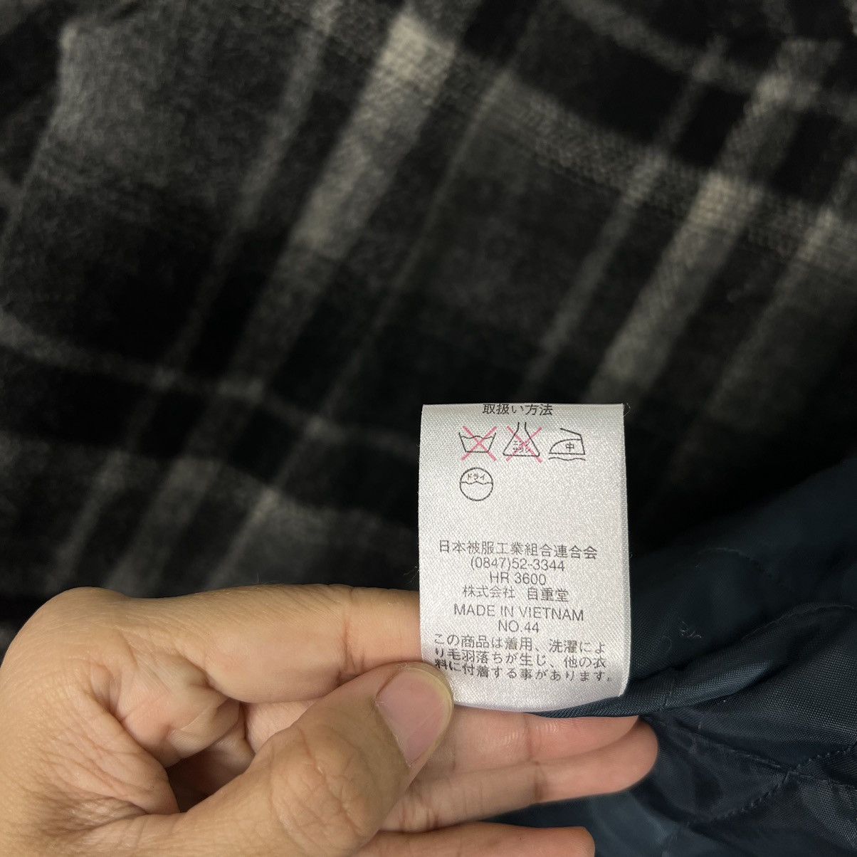 Japanese Brand 🔥 PLAID POLO CLUB WOOL CPO COMBAT JACKET Size US L / EU 52-54 / 3 - 17 Thumbnail