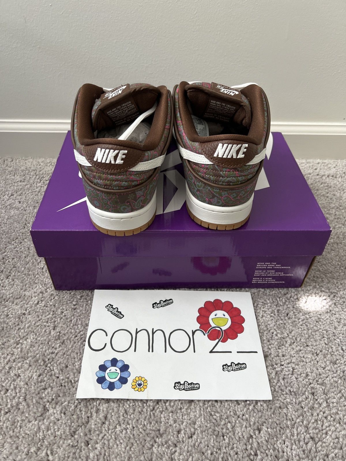 Nike Nike SB Dunk Low Pro Premium “Paisley” Size US 10.5 / EU 43-44 - 5 Thumbnail