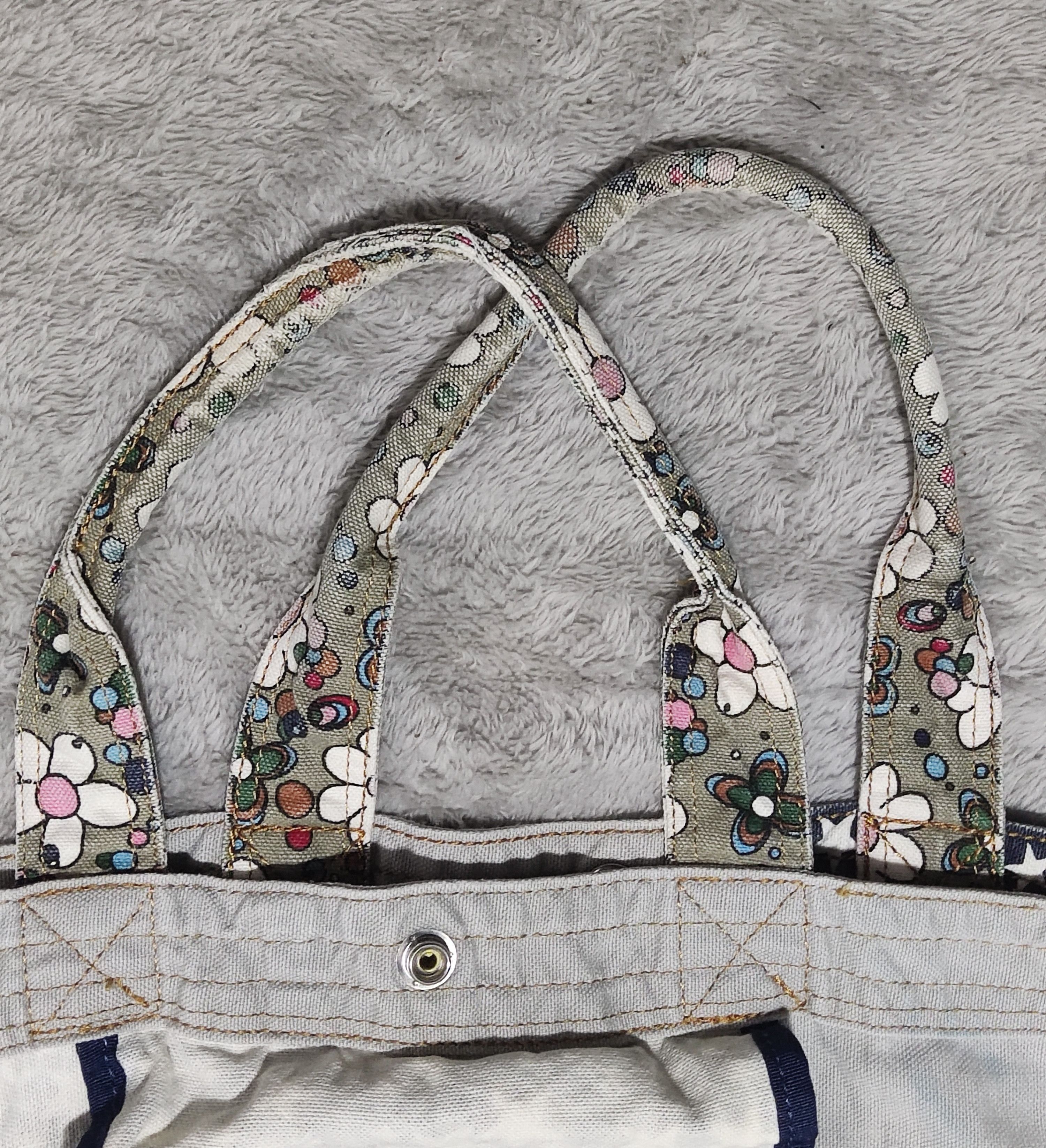 Hysteric Glamour VTG Hysteric Glamour Y2K Mixed Patchwork Denim Tote Bag Size ONE SIZE - 13 Thumbnail
