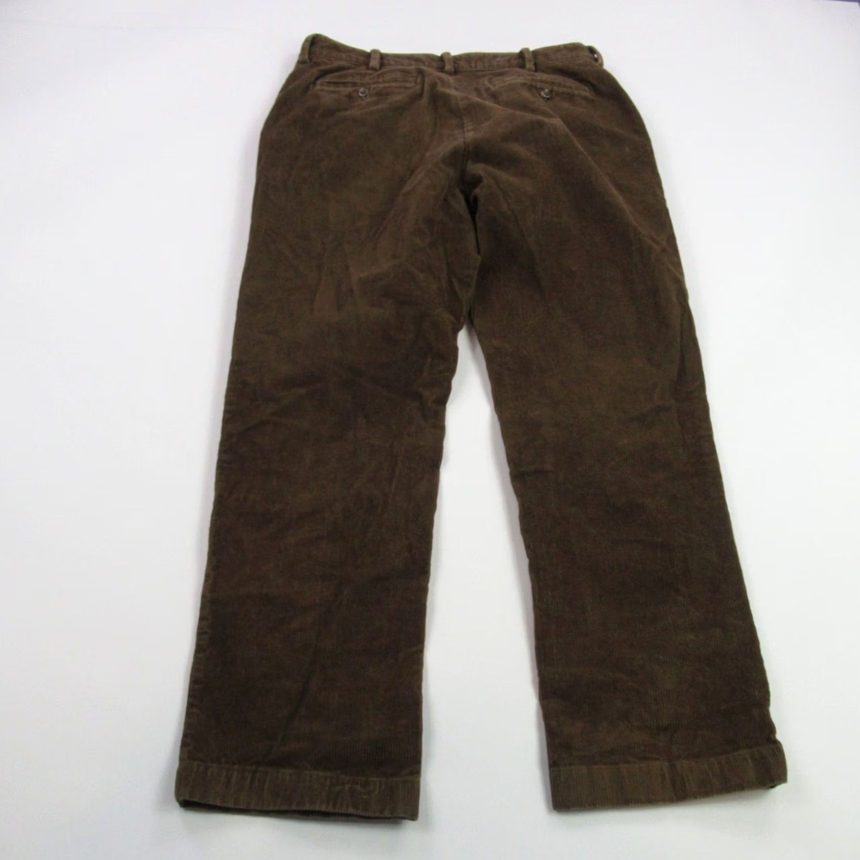 Vintage LL Bean Jeans Womens 34X29 Brown Corduroy Straight Leg Pockets Casual Pockets Size 24" / US 00 / IT 34 - 4 Thumbnail