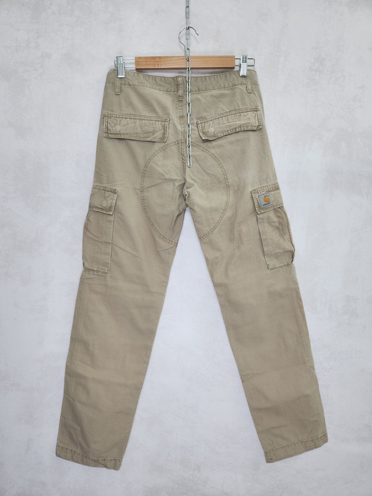Carhartt × Carhartt Wip × Vintage Vintage 90s Carhartt slim Cargo Pants 28x32 Size US 28 / EU 44 - 8 Thumbnail