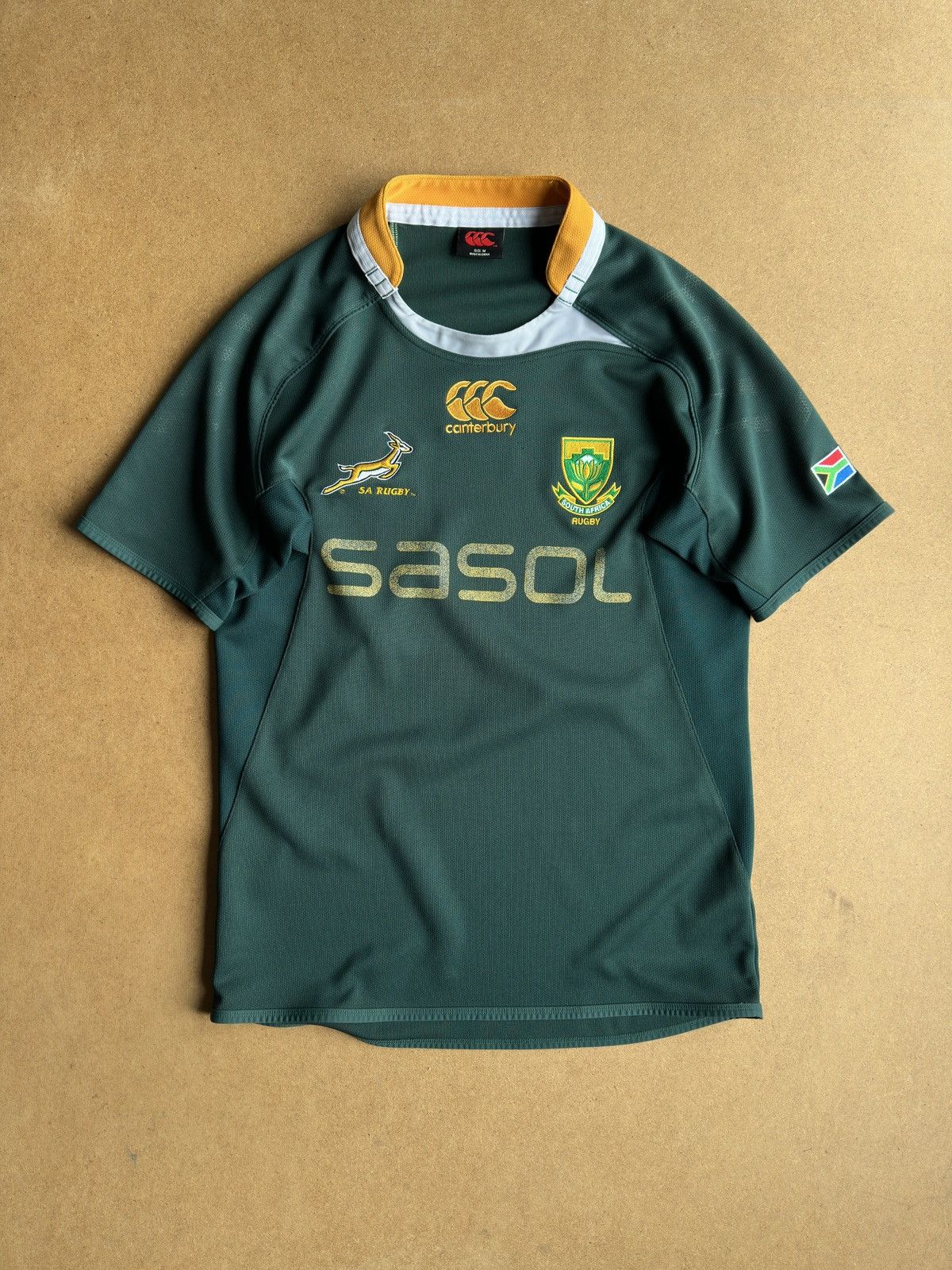 Canterbury of New Zealand Vintage Canterbury South Africa Rugby 2009/10 Union Jersey Size US M / EU 48-50 / 2 - 1 Thumbnail