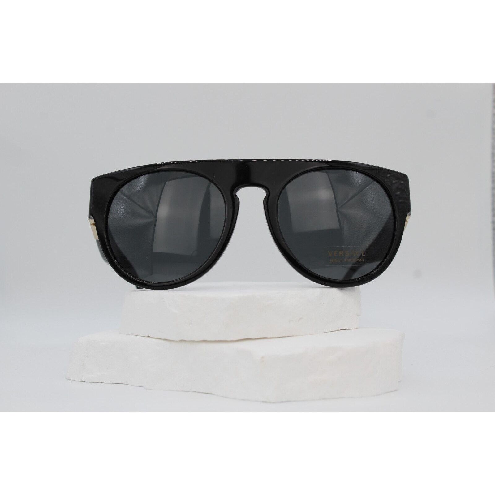 Versace Versace VE4333-A GB1/B7 Sunglasses - Black/Gold Size ONE SIZE - 2 Thumbnail