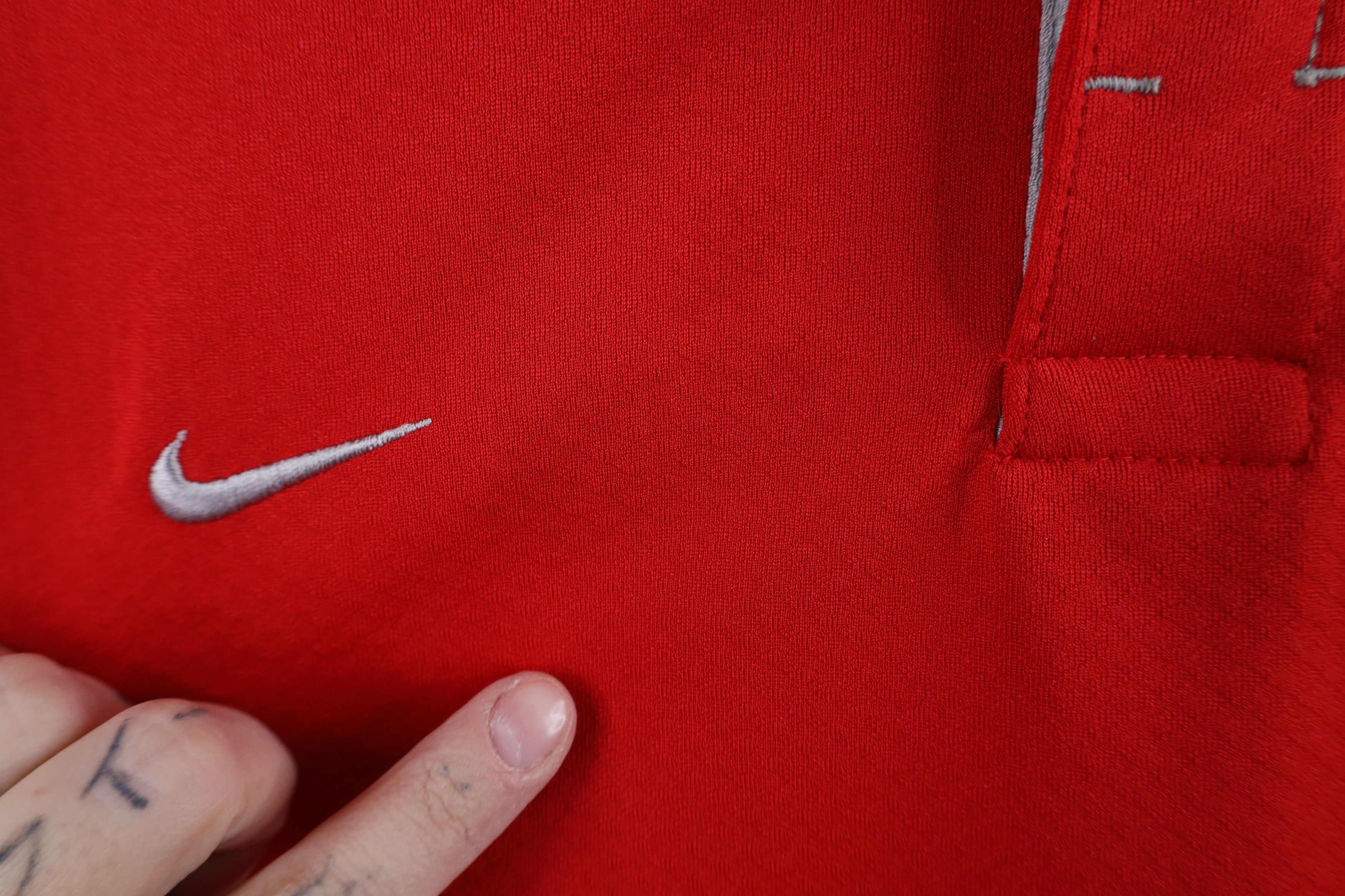 Nike × Vintage Vintage Nike Mini Swoosh Ohio State University Polo Shirt Size US XL / EU 56 / 4 - 5 Thumbnail