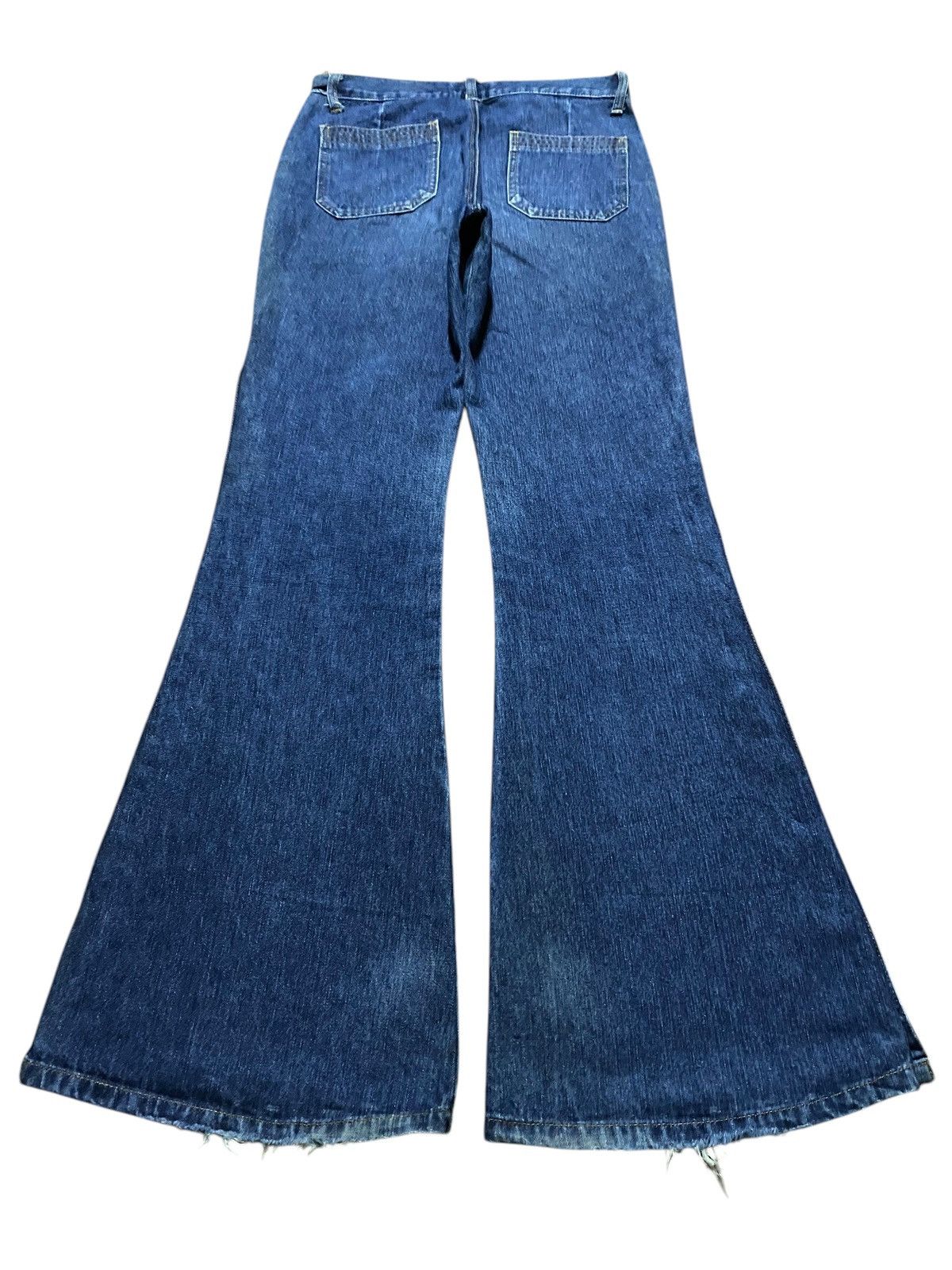 Japanese Brand Y2K Japanese Brand Back&Forth Botton Leg Super Flare Jeans Size US 28 / EU 44 - 2 Thumbnail