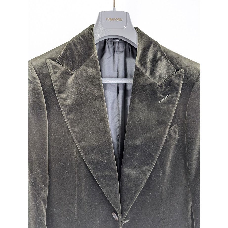 Tom Ford o1rshd1 Blazer Jacket in Olive Size US S / EU 44-46 / 1 - 3 Thumbnail