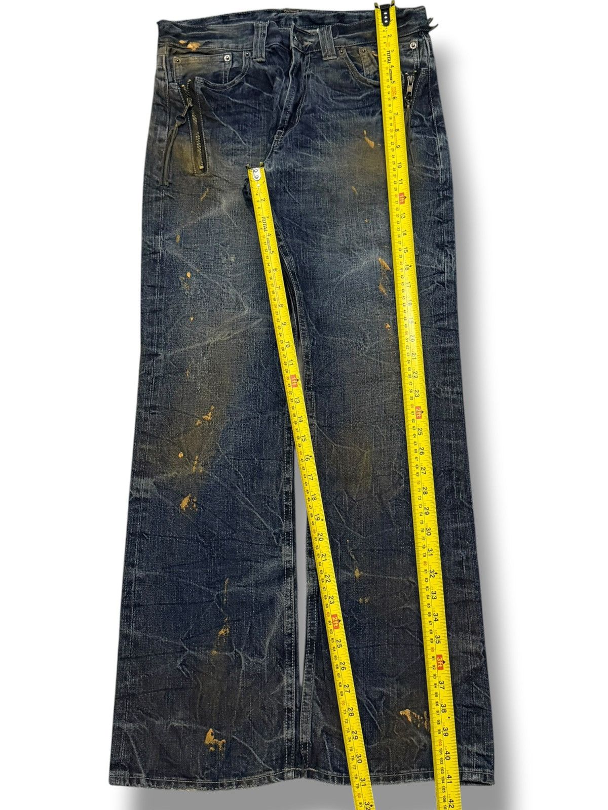 Japanese Brand Vintage Japanese Brand Skull Archive Y2K | Bootcut Fit | W31 Size US 31 - 14 Thumbnail