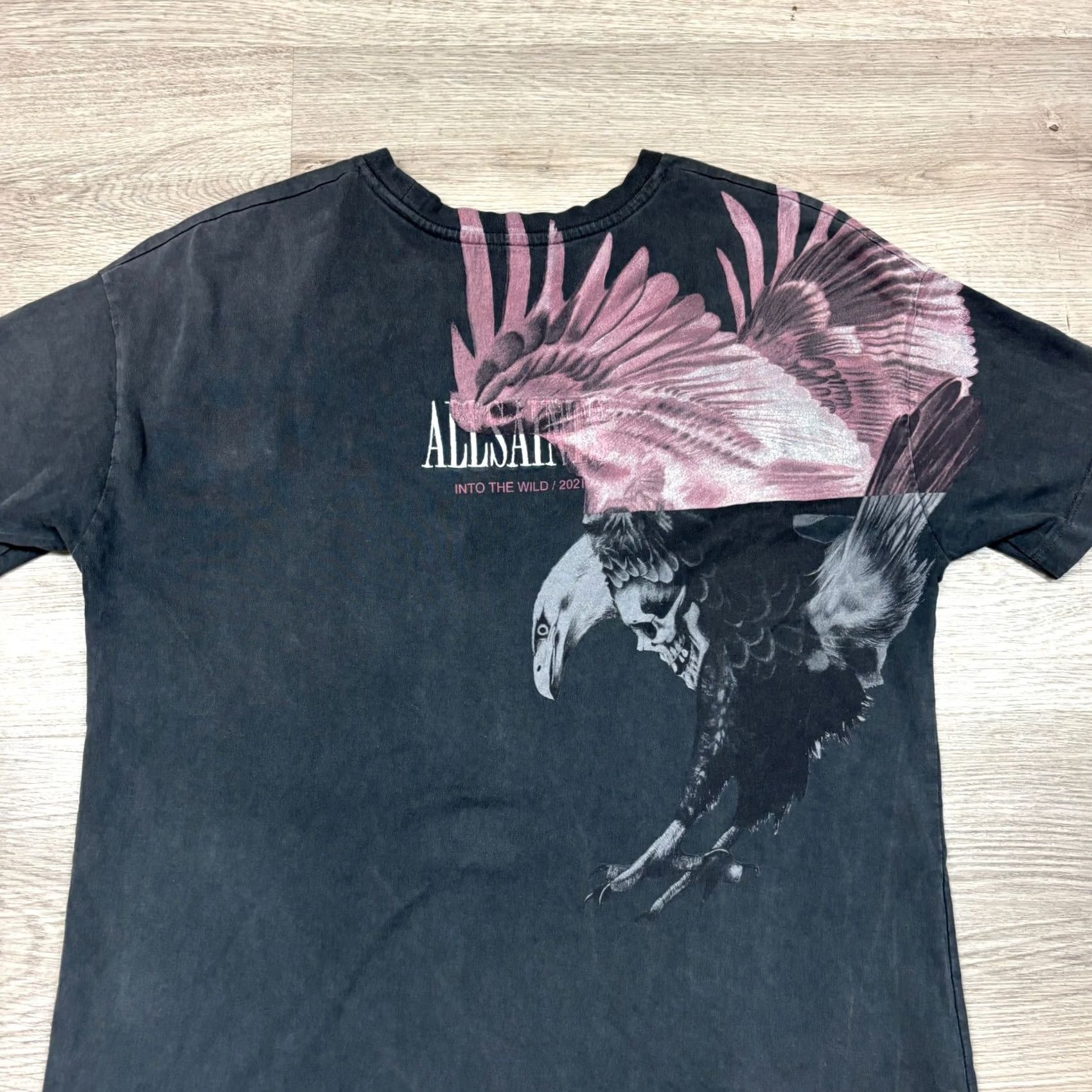 Allsaints ALLSAINTS Aquila Eagle Print Tee Dress XS/S Punk Grunge Women's Size XS / US 0-2 / IT 36-38 - 3 Thumbnail