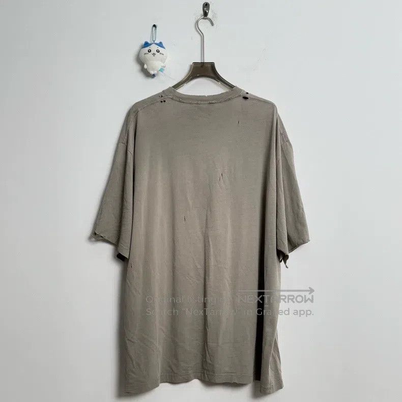 Balenciaga Balenciaga Mosaic Destroyed Letter Logo Short Sleeve XXL Size US XXL / EU 58 / 5 - 3 Thumbnail