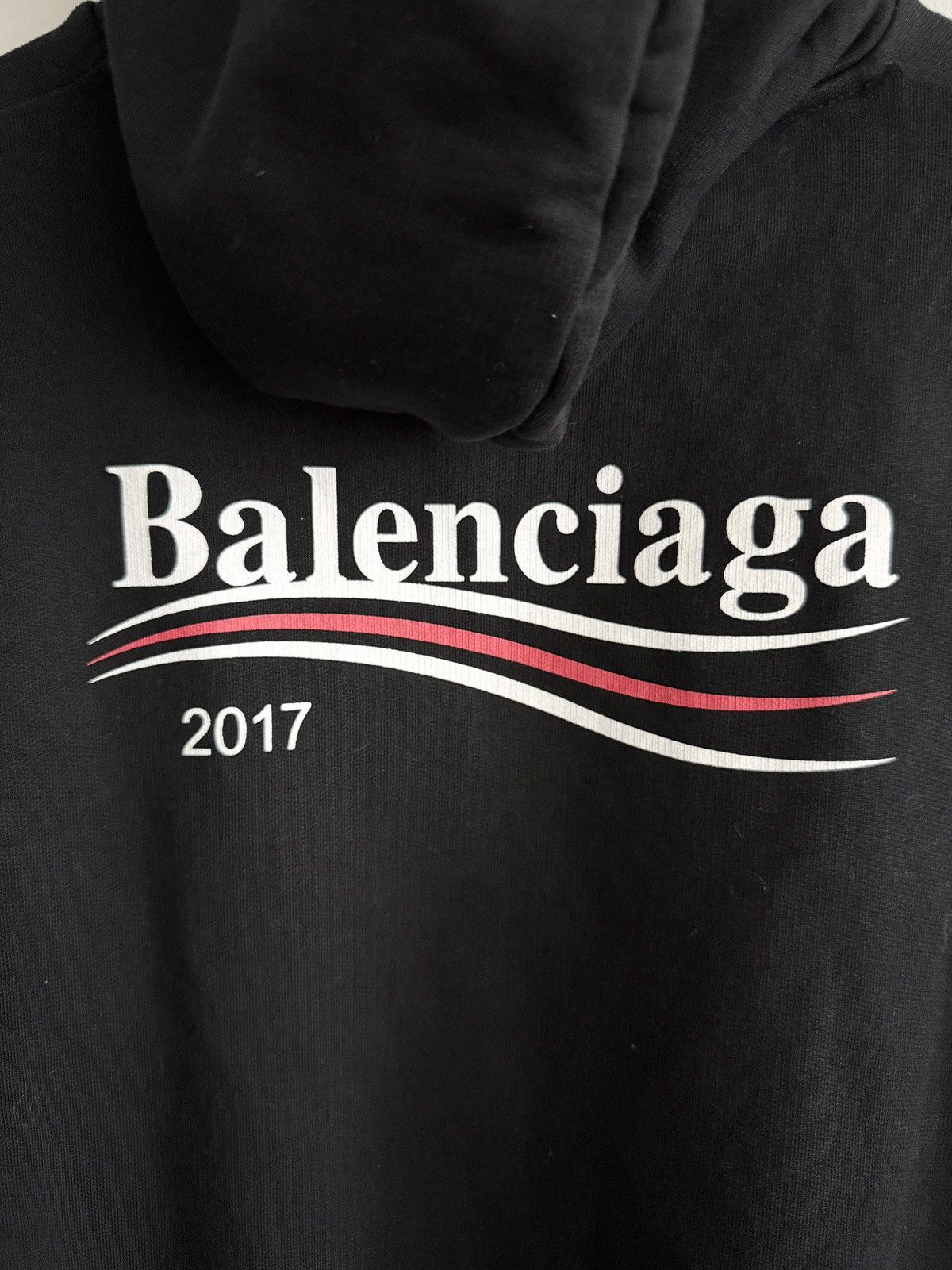 Balenciaga ARCHIVAL! Balenciaga 2017 Logo Hoodie Size US M / EU 48-50 / 2 - 4 Thumbnail