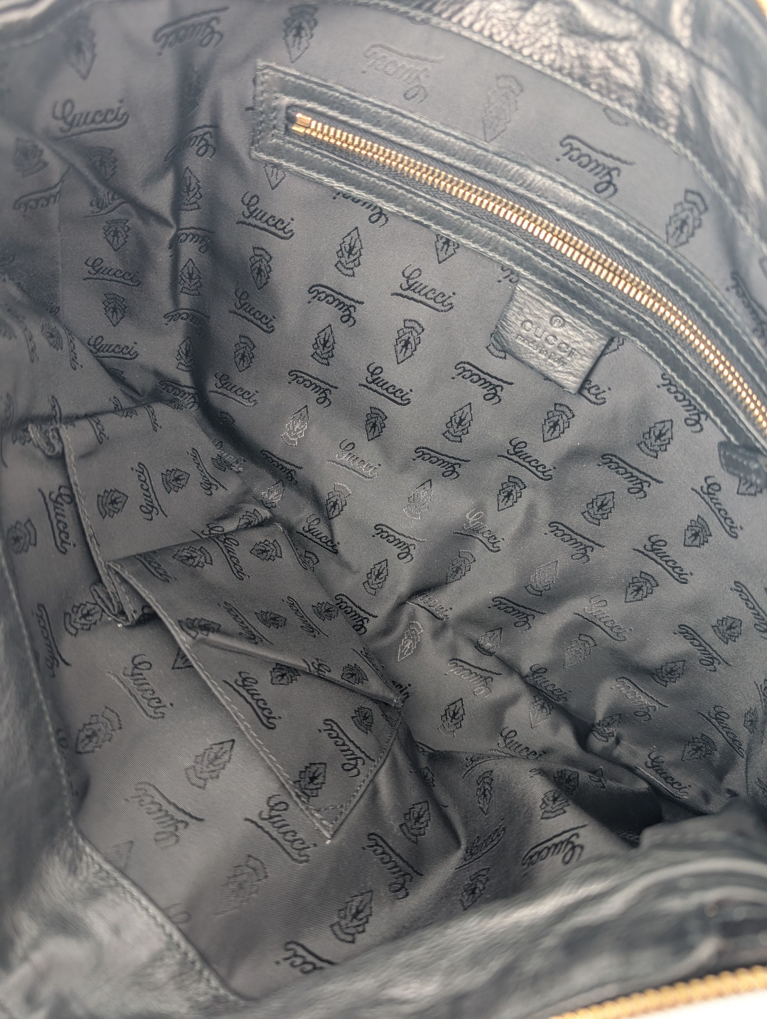 Gucci Gucci Black Leather Zip Clutch Size ONE SIZE - 6 Thumbnail