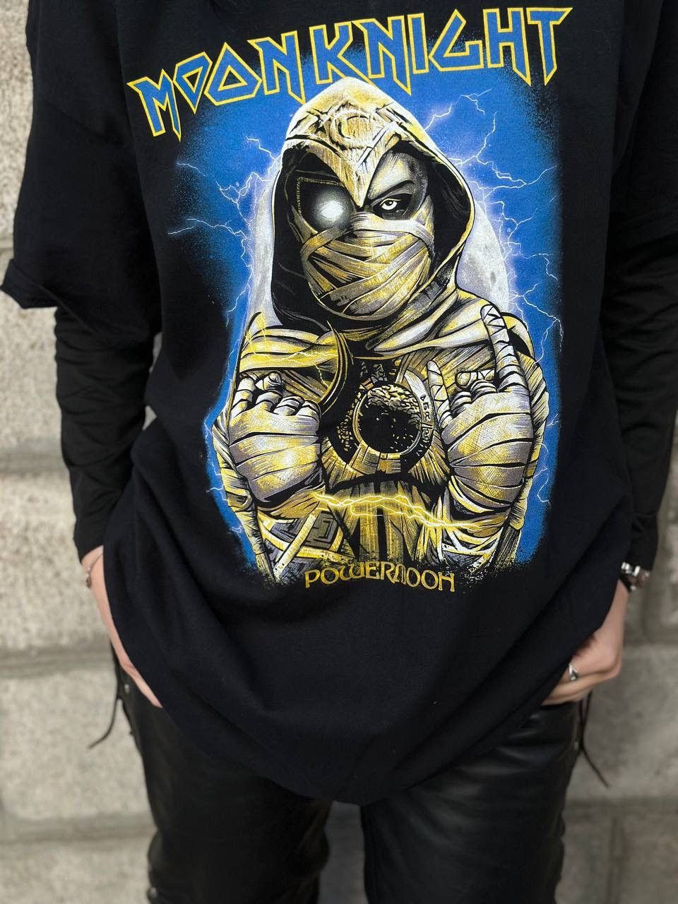 Japanese Brand VTG Adult Moon Knight Marvel Style By Iron Maiden T-shirts Size US M / EU 48-50 / 2 - 6 Thumbnail