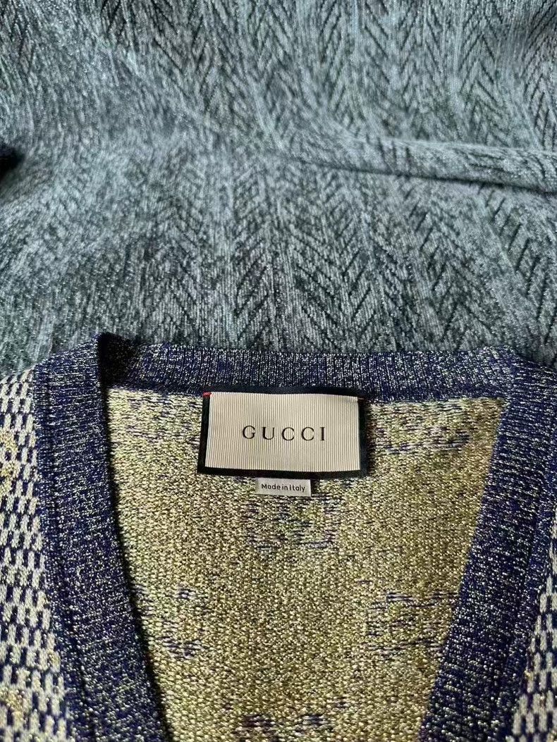 Gucci gucci gold-striped open cardigan Size US S / EU 44-46 / 1 - 4 Thumbnail
