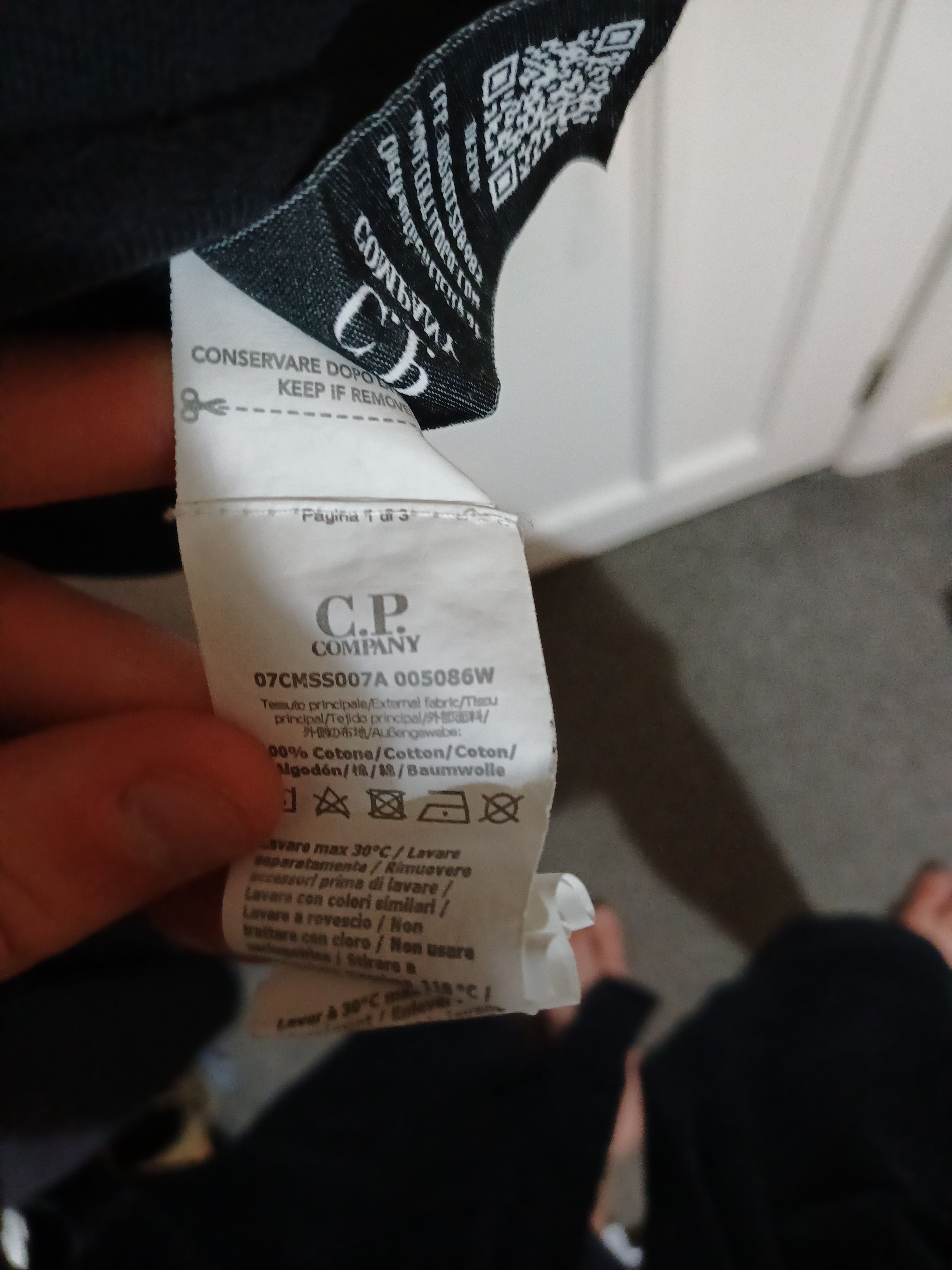 C.P. Company CP Company Diagonal Zip Sweatshirt – Genuine – Size M Size US M / EU 48-50 / 2 - 11 Thumbnail