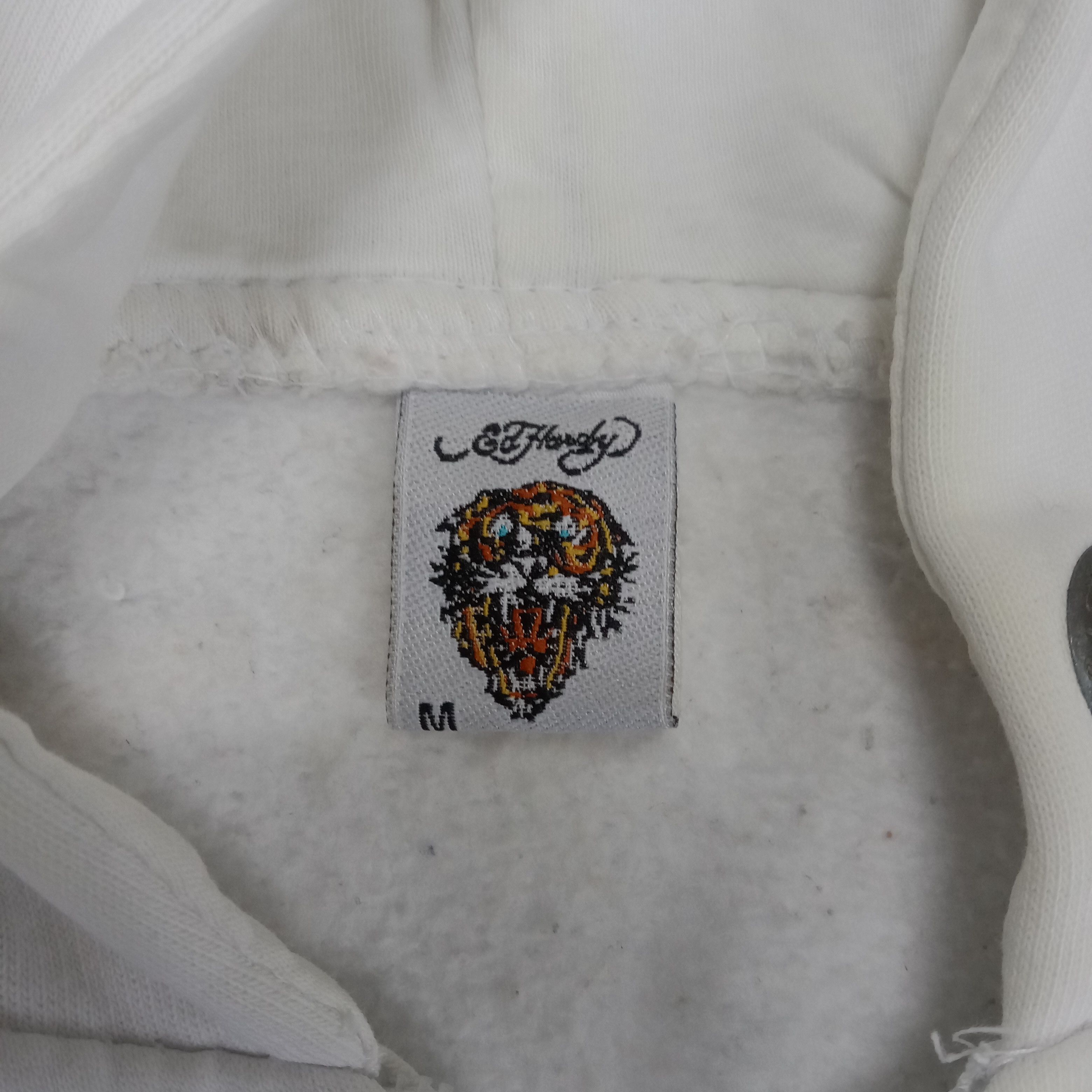 Christian Audigier × Ed Hardy × Vintage Ed Hardy By Christian Audigier Designer Skull Hoodie Size US M / EU 48-50 / 2 - 9 Thumbnail