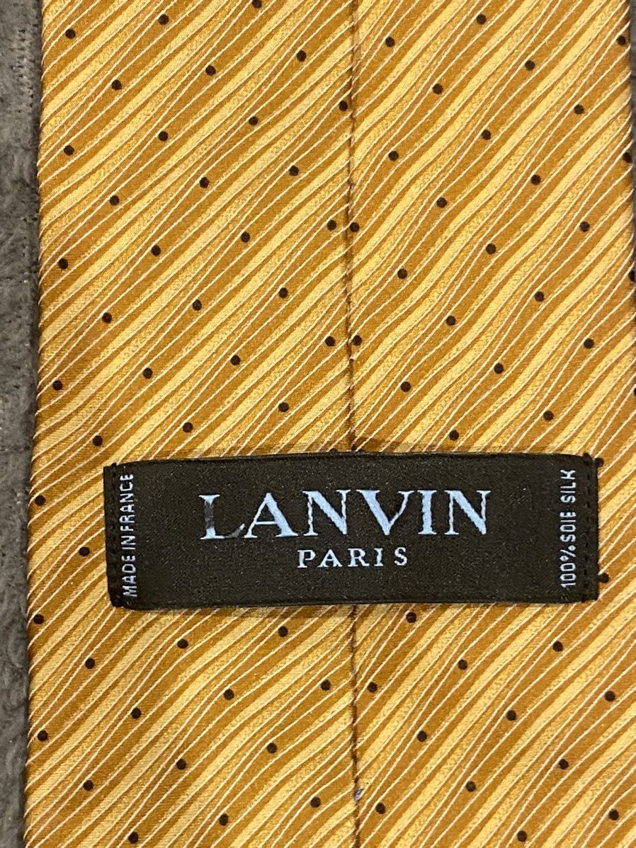 Lanvin Lanvin Paris silk tie Size ONE SIZE - 3 Thumbnail