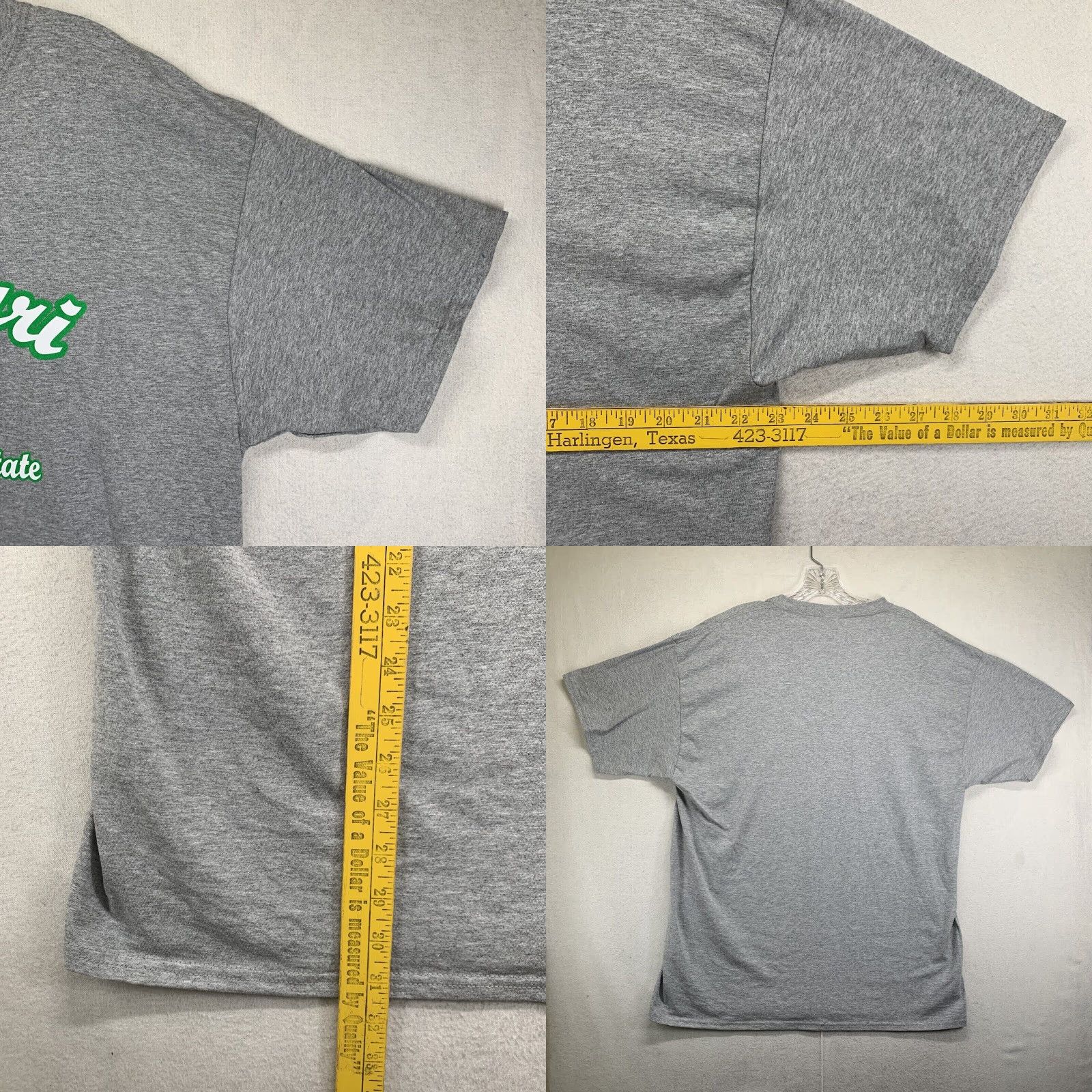 Fruit Of The Loom Missouri T Shirt Mens XL The Show Me State Hawthorn Blossom Gray EUC Fruit of the Loom Logo Knit Crew Neck Short Sleeve Art American Unisex Adults XS? Size US XL / EU 56 / 4 - 8 Thumbnail