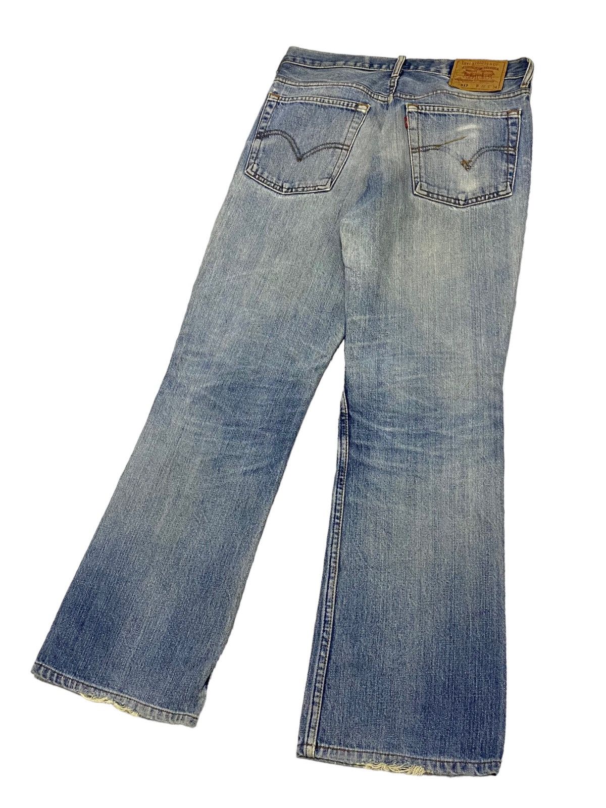 Levi's Vintage Clothing Levis Vintage Clothing 517 Distressed Denim Light Washed Size US 30 / EU 46 - 7 Thumbnail