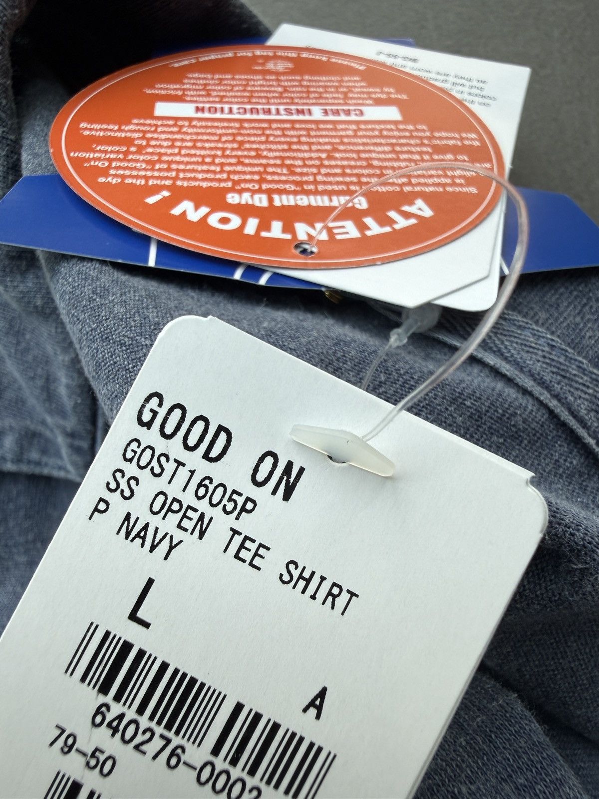 Japanese Brand Good On Japan Made USA Washed Cotton Open Mens Shirt L Size US L / EU 52-54 / 3 - 15 Thumbnail