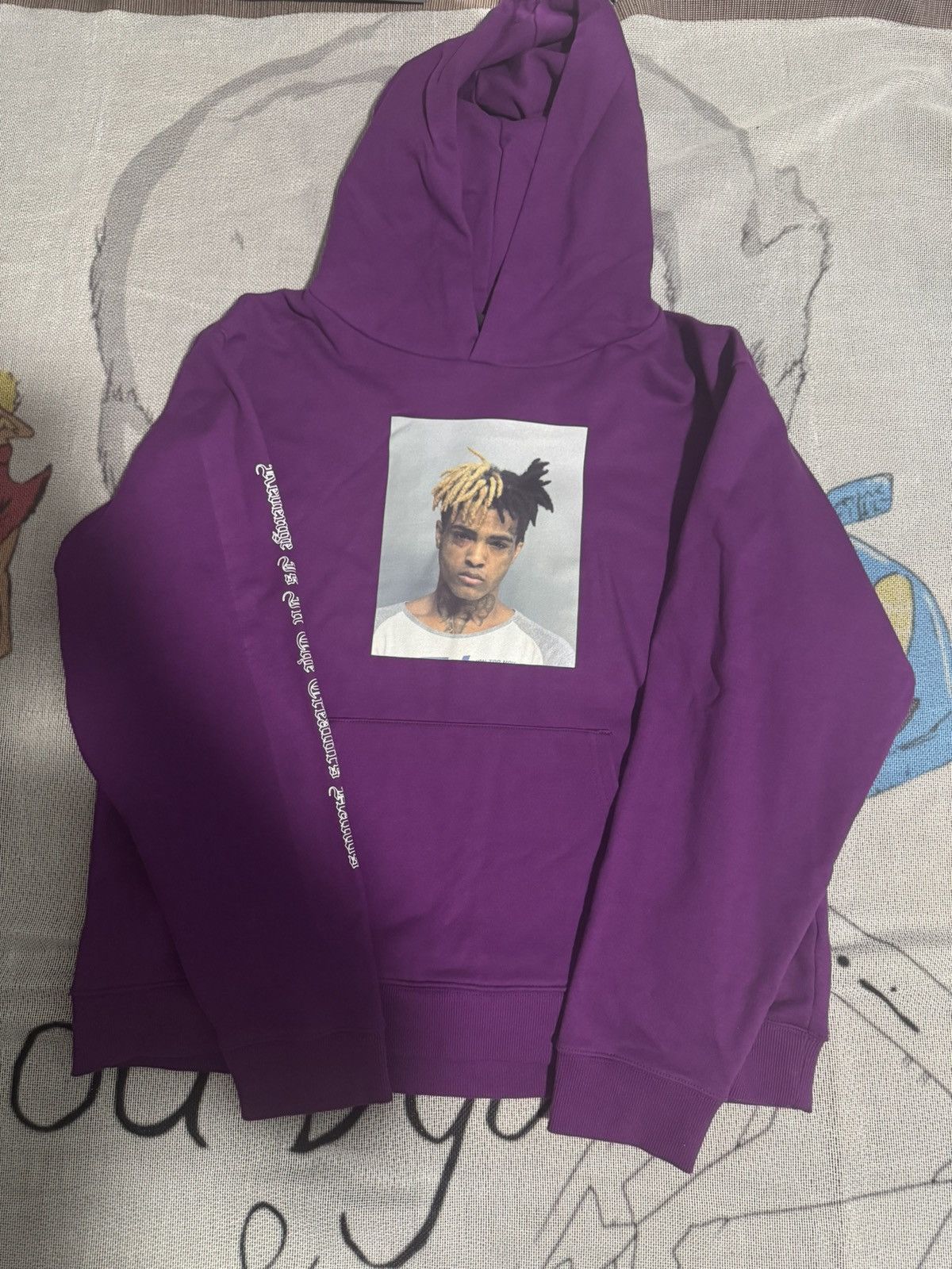 Revenge Revenge XXXTentacion Mugshot Hoodie - Purple Size US XL / EU 56 / 4 - 1 Thumbnail