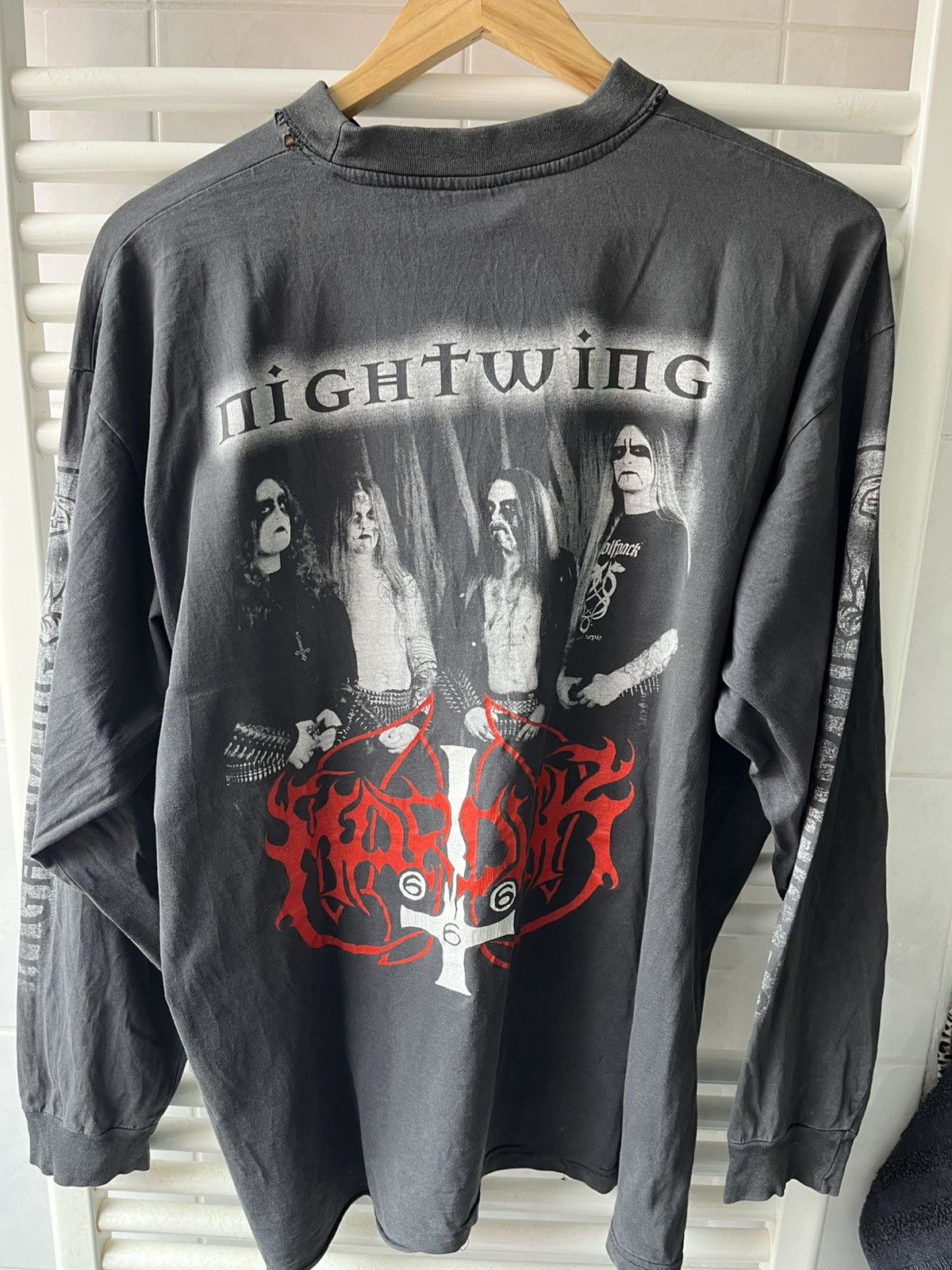 Band Tees vintage marduk nightwing longsleeve Size US XL / EU 56 / 4 - 9 Thumbnail