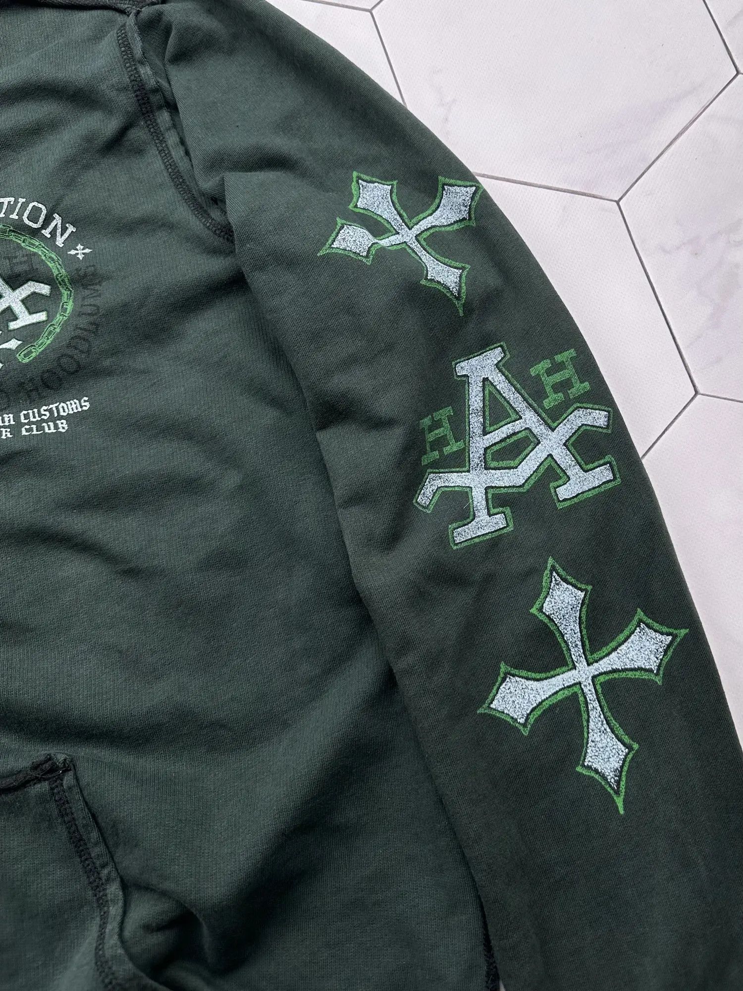 Affliction Affliction 2in1 Vintage Hoodie (B11) Size US XXL / EU 58 / 5 - 8 Thumbnail